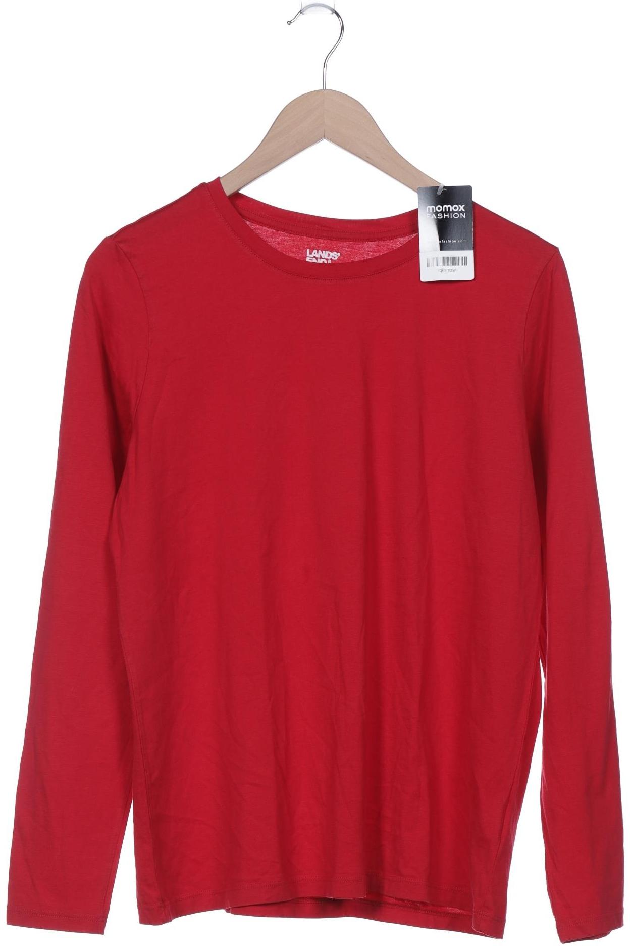 

Lands End Damen Langarmshirt, rot, Gr. 38