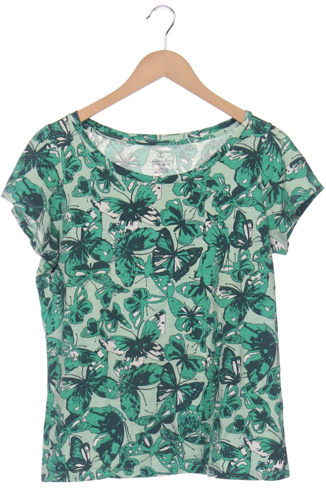 

Lands End Damen T-Shirt, grün, Gr. 38