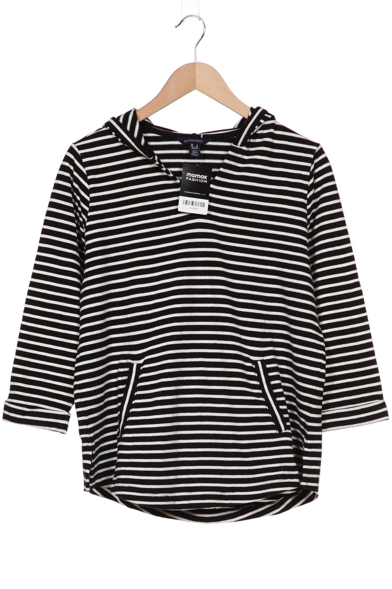 

Lands End Damen Kapuzenpullover, schwarz, Gr. 42