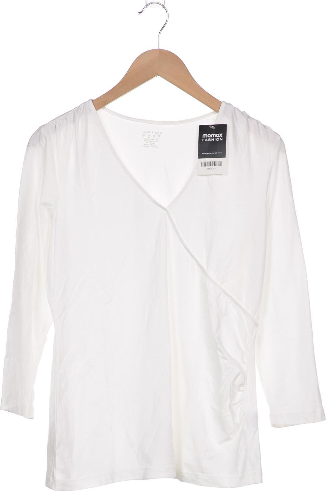 

Lands´End Damen Langarmshirt, weiß