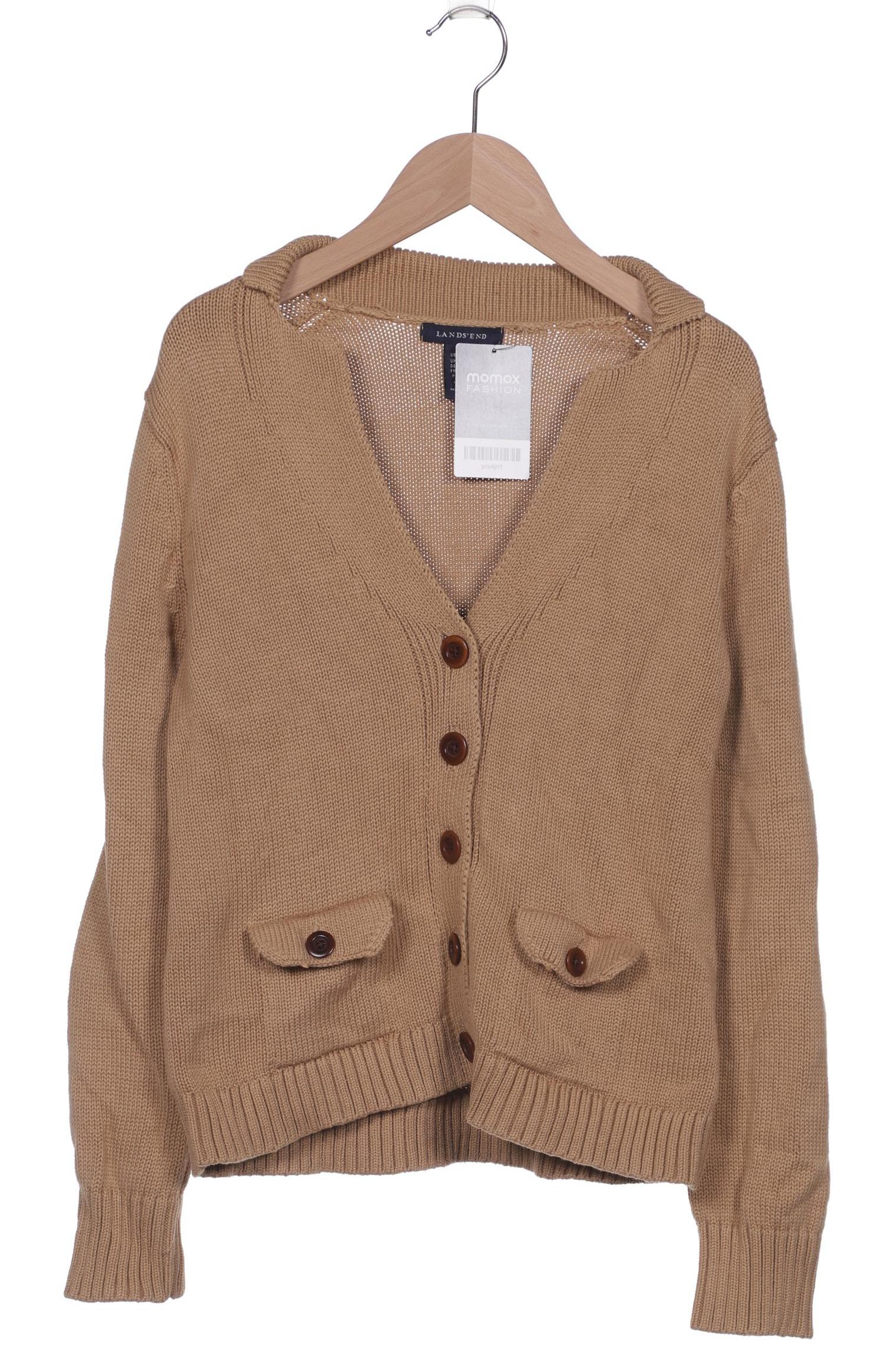 

Lands End Damen Strickjacke, braun, Gr. 36