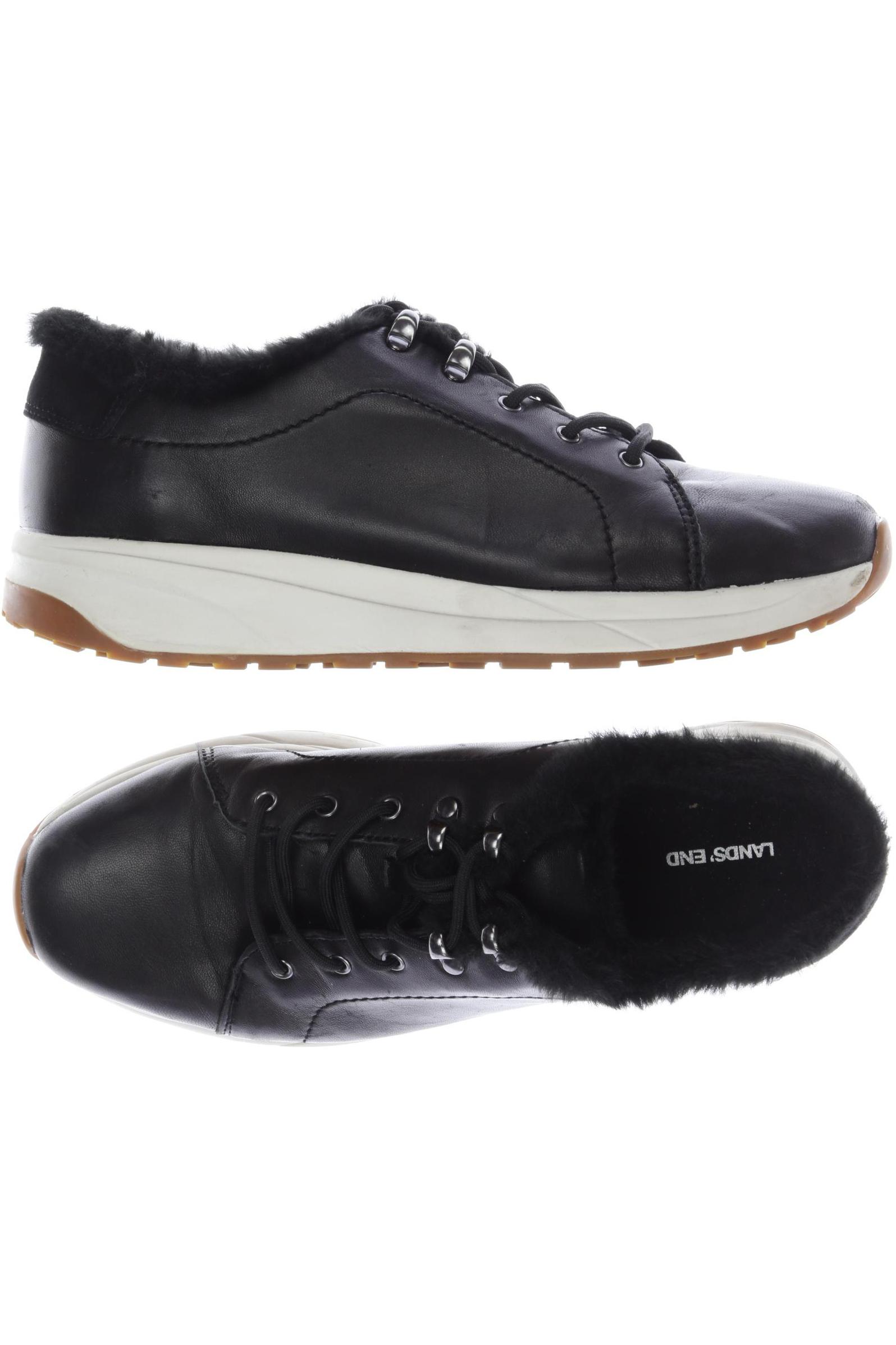 

Lands End Damen Halbschuh, schwarz, Gr. 41.5