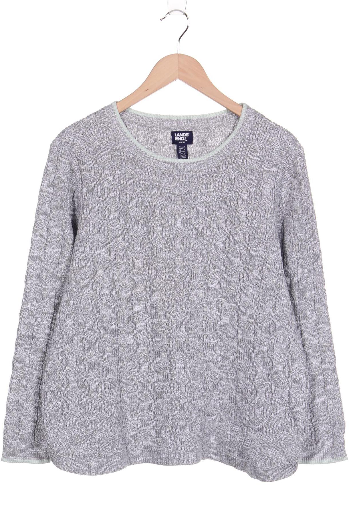 

Lands´End Damen Pullover, grau
