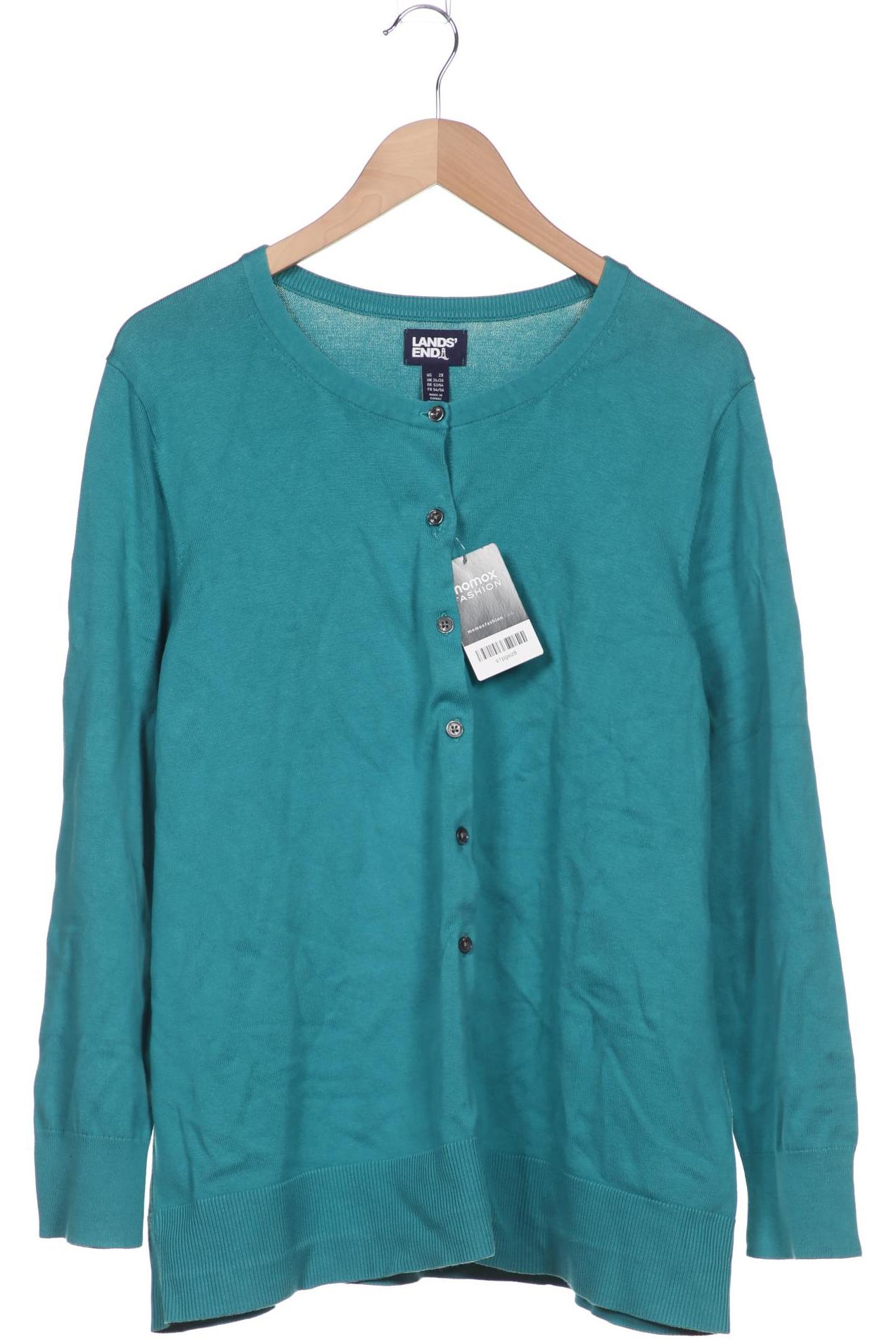 

Lands End Damen Strickjacke, türkis