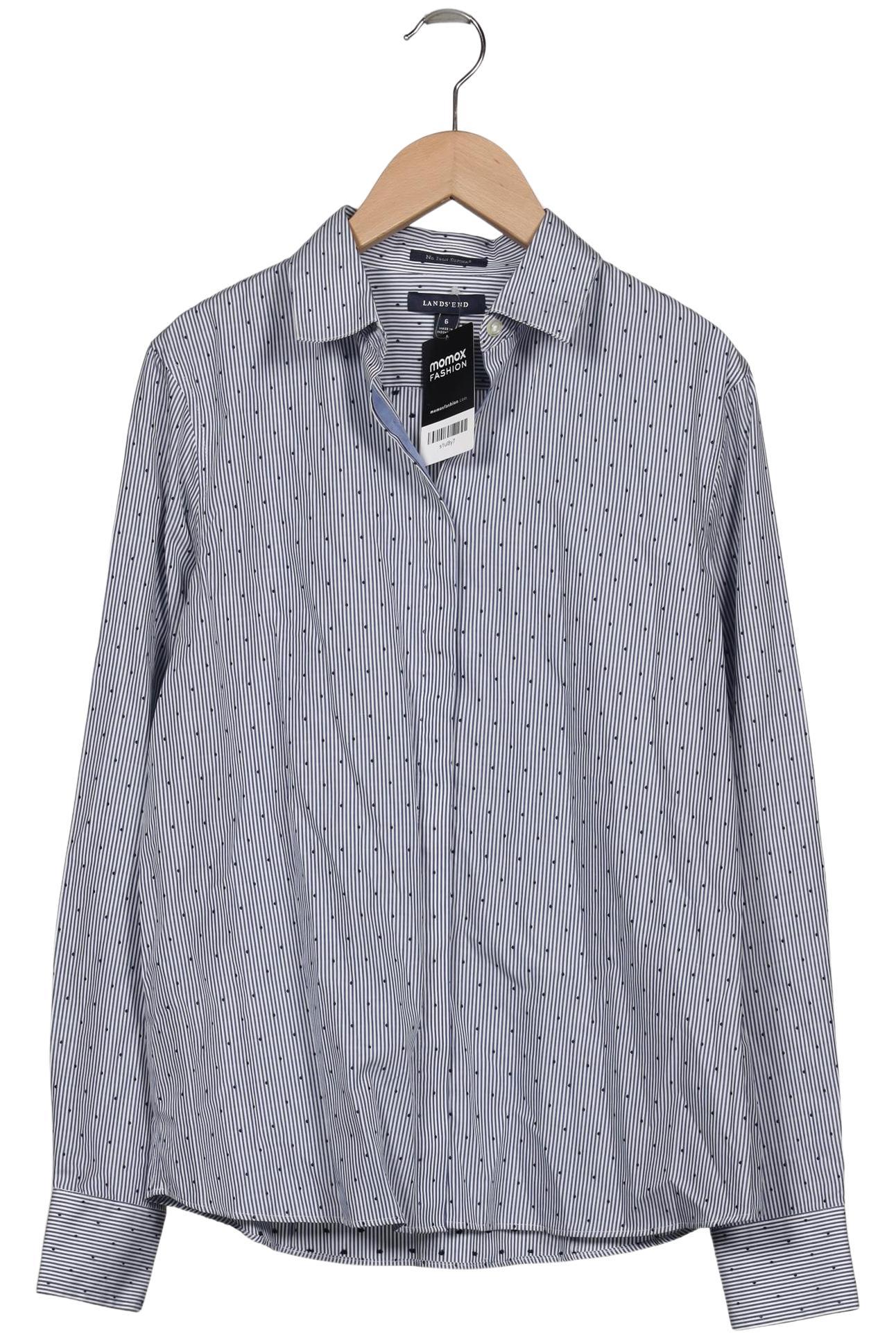 

Lands End Damen Bluse, marineblau, Gr. 6