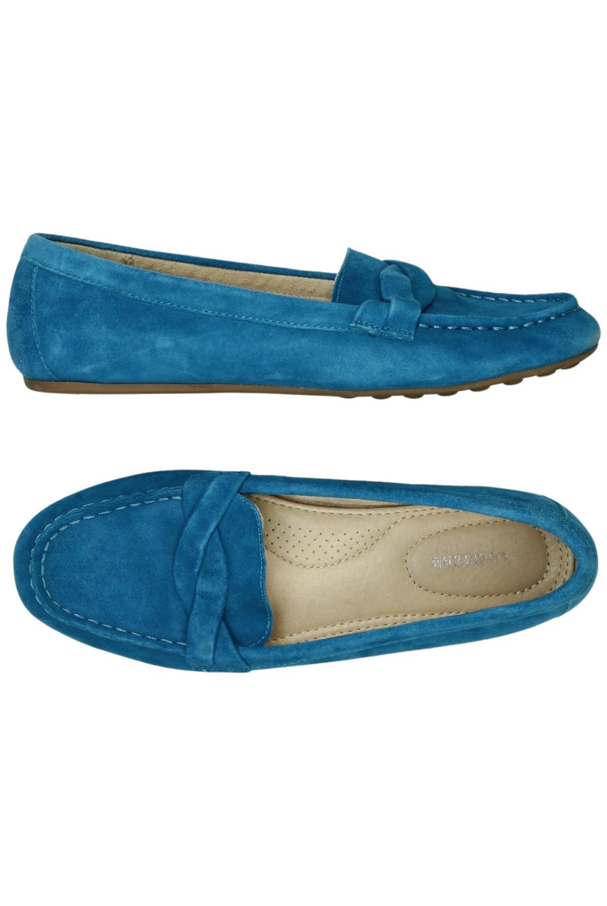 

Lands End Damen Ballerinas, blau, Gr. 38.5