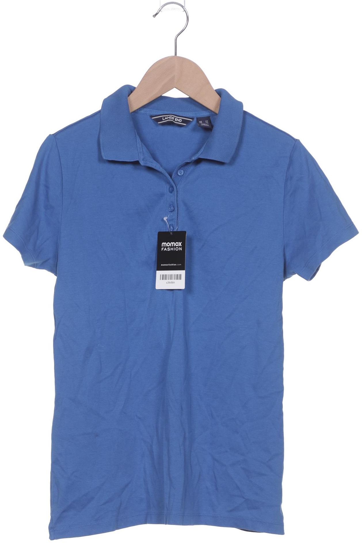 

Lands End Damen Poloshirt, blau, Gr. 34