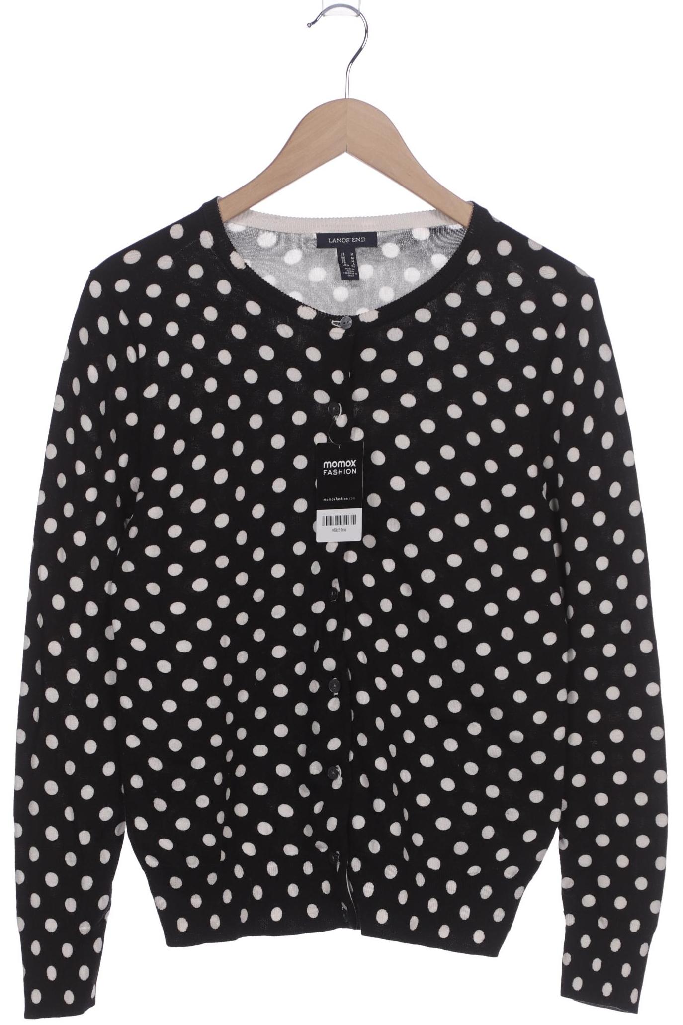 

Lands End Damen Strickjacke, schwarz, Gr. 38