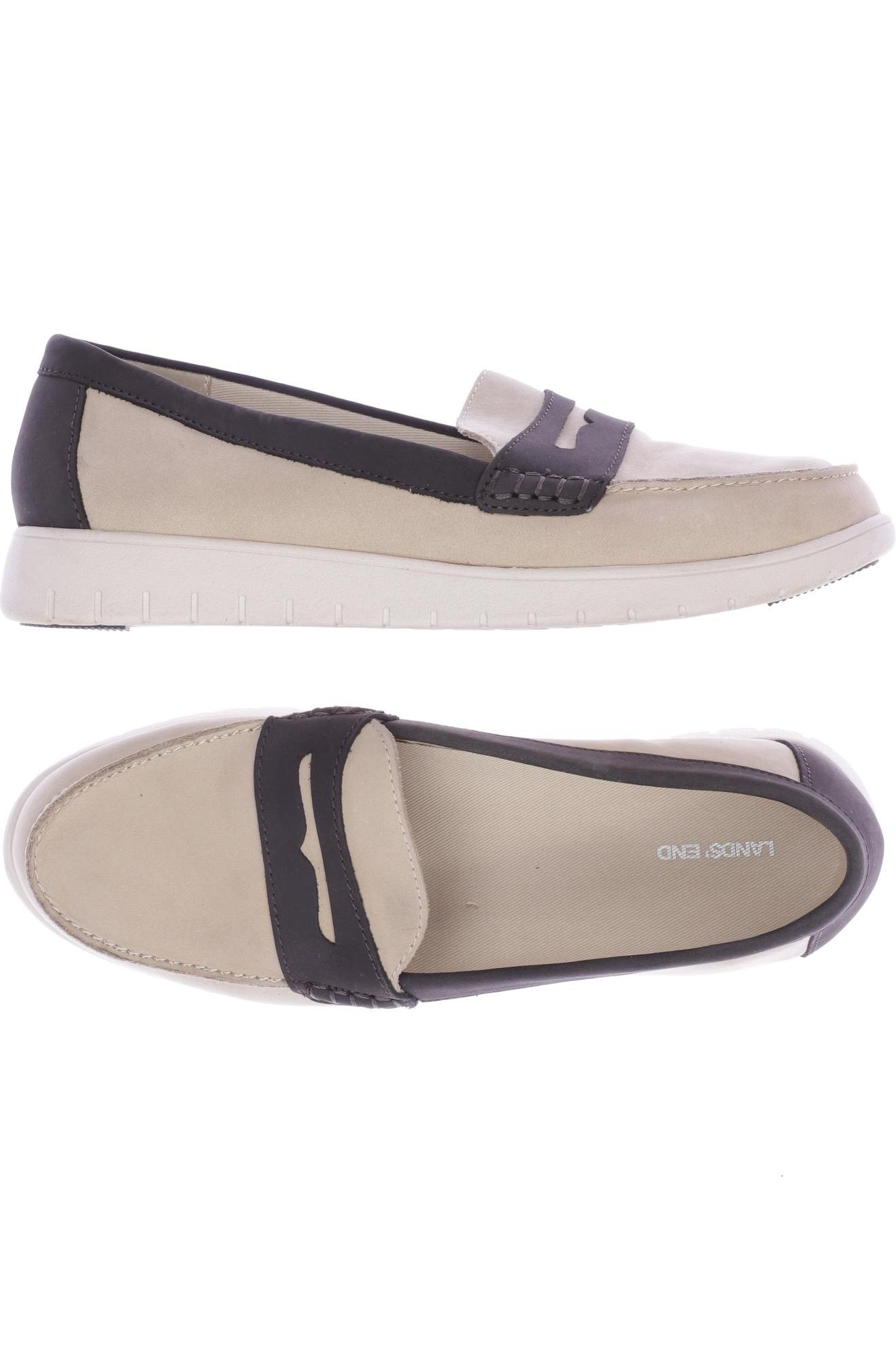 

Lands´End Damen Halbschuh, beige