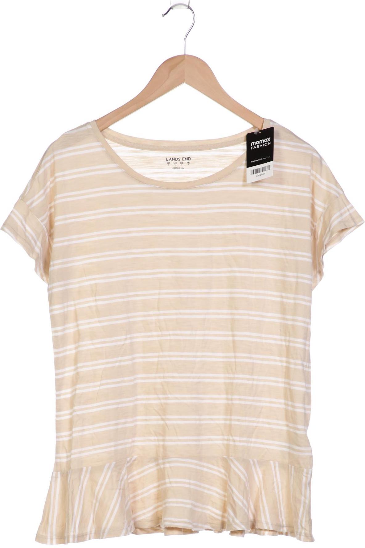 

Lands End Damen T-Shirt, beige, Gr. 36