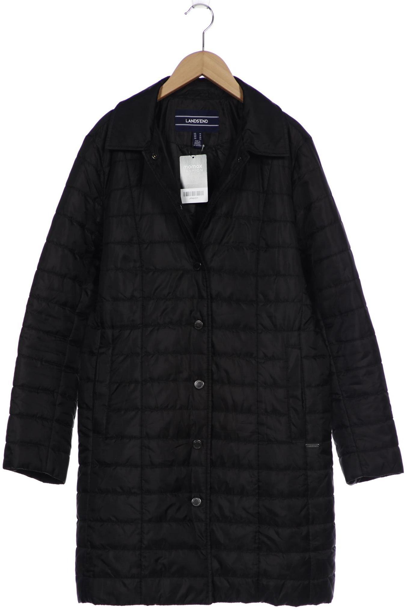 

Lands End Damen Mantel, schwarz