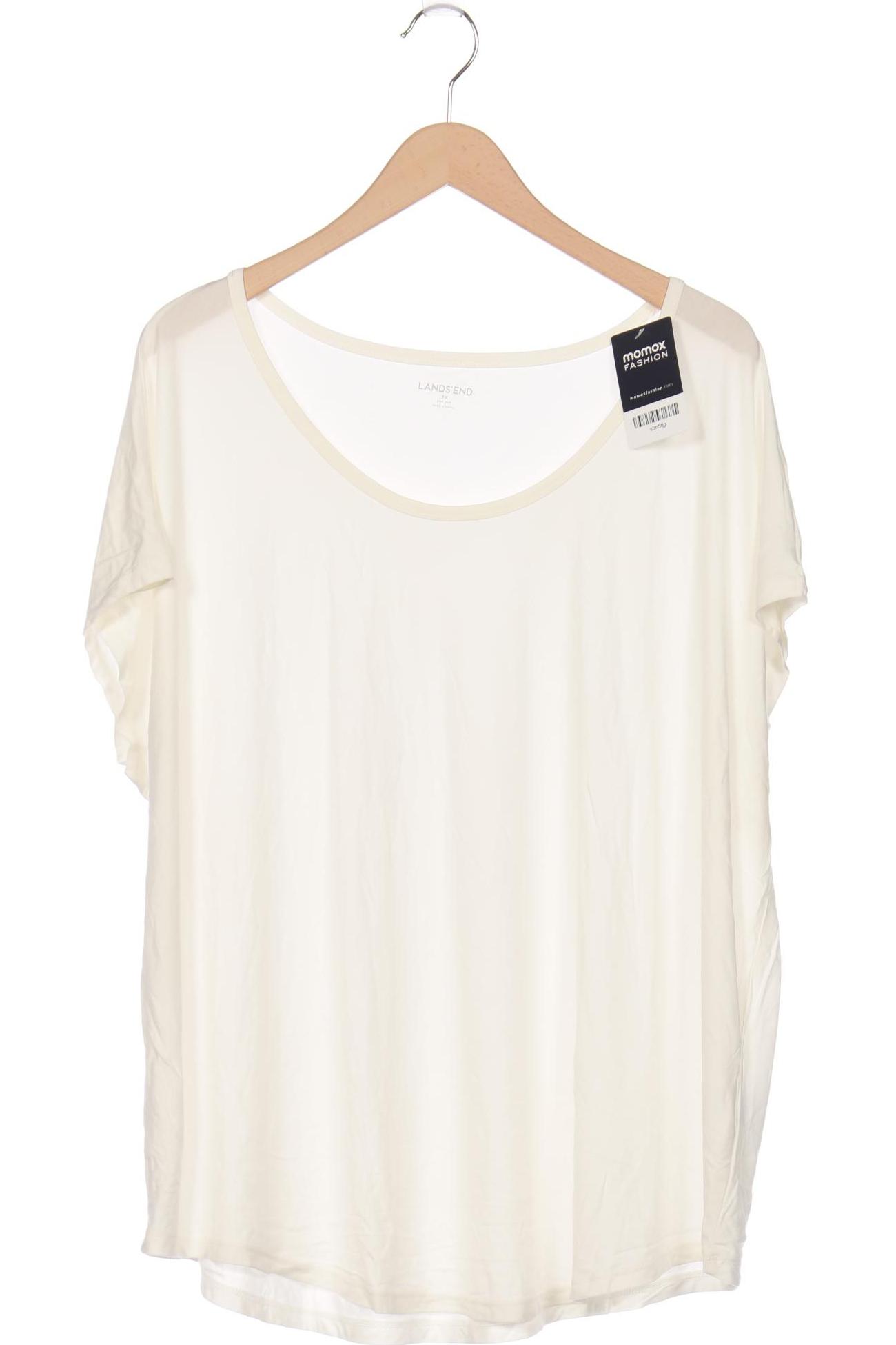 

Lands End Damen T-Shirt, cremeweiß, Gr. 48