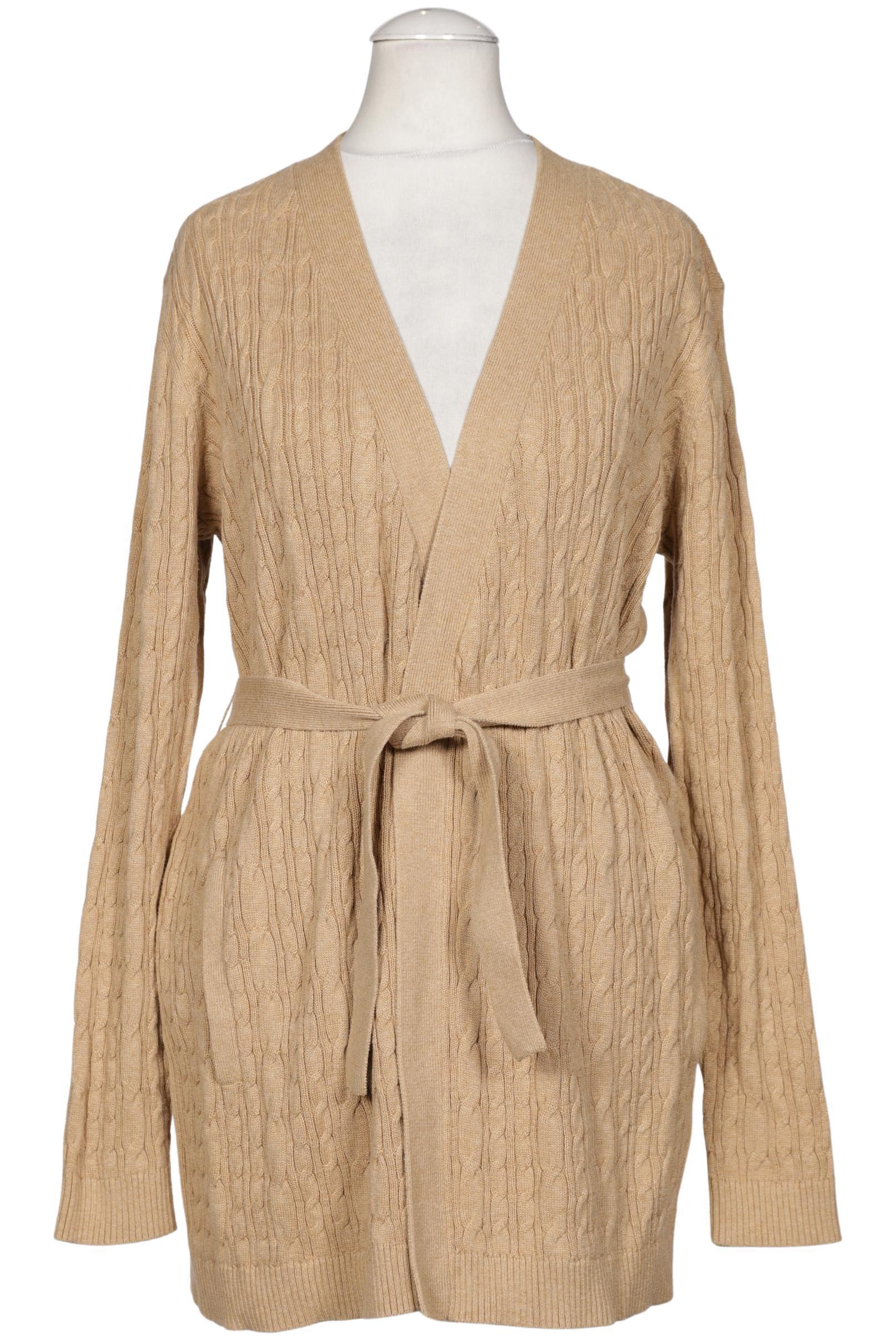 

Lands End Damen Strickjacke, beige, Gr. 34