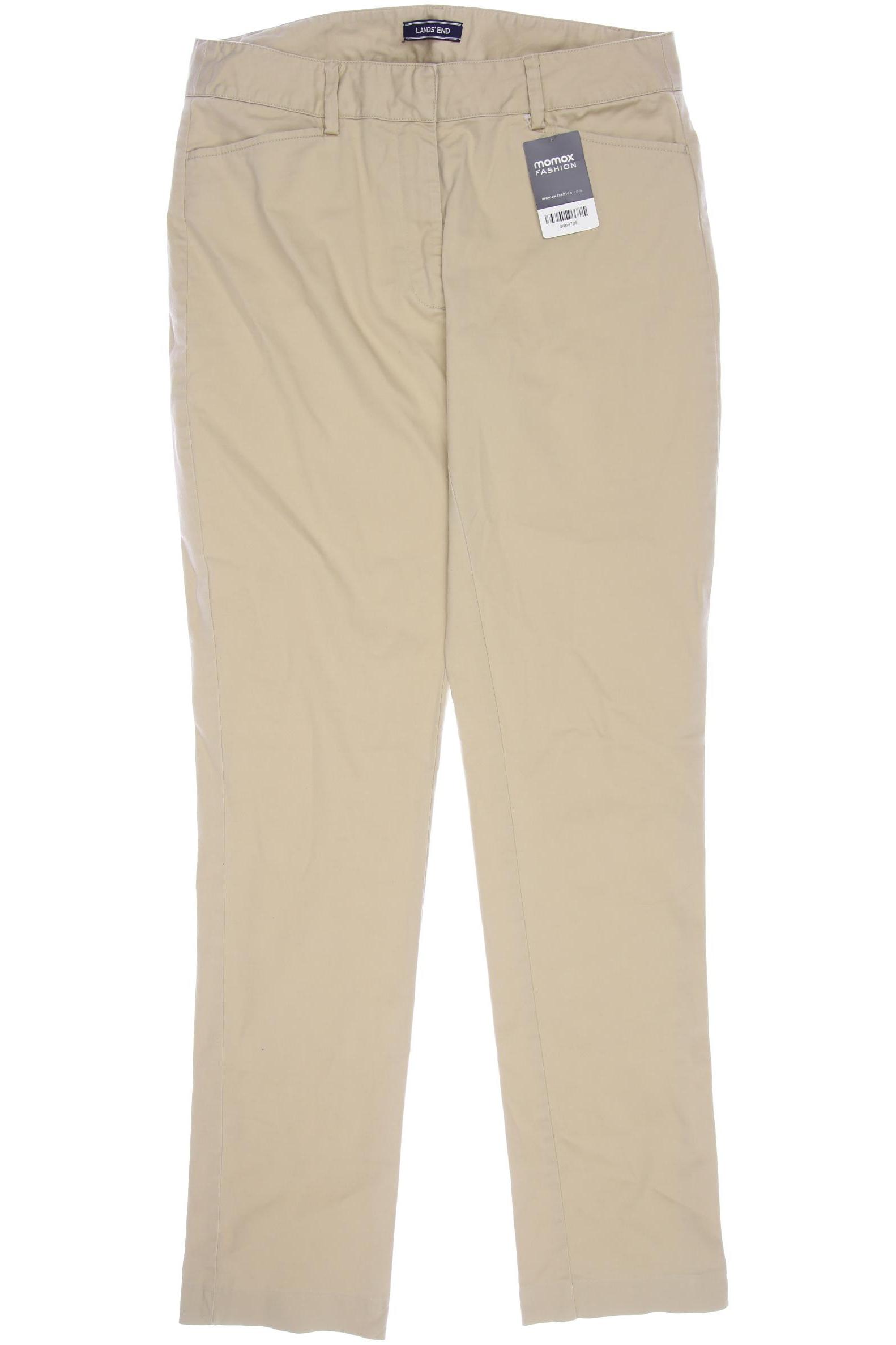 

Lands End Damen Stoffhose, beige, Gr. 42