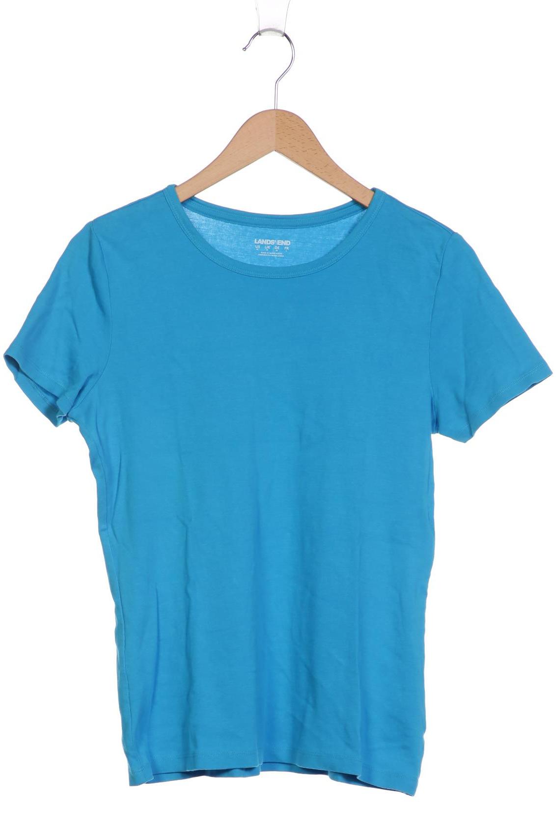 

Lands End Damen T-Shirt, blau, Gr. 38