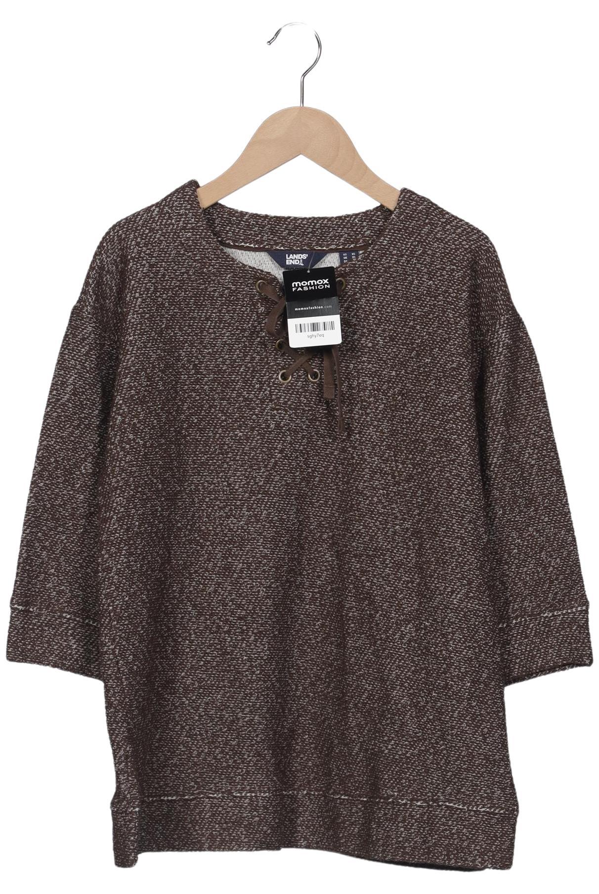 

Lands End Damen Pullover, braun, Gr. 34