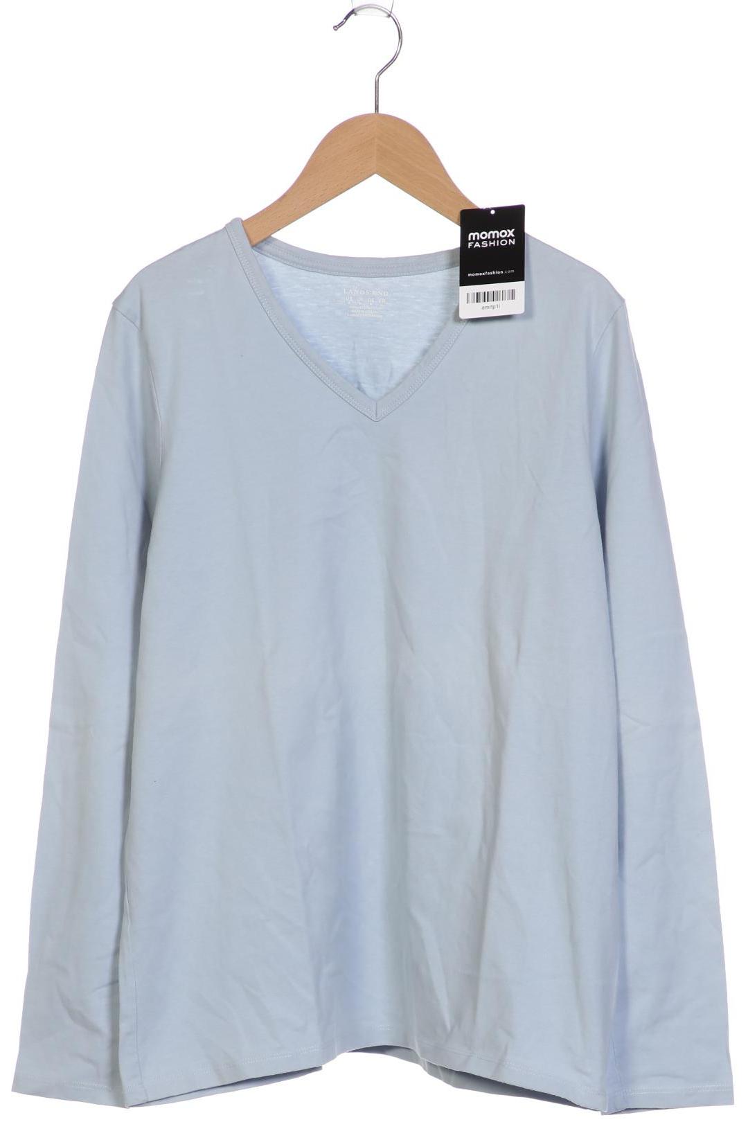 

Lands End Damen Langarmshirt, hellblau