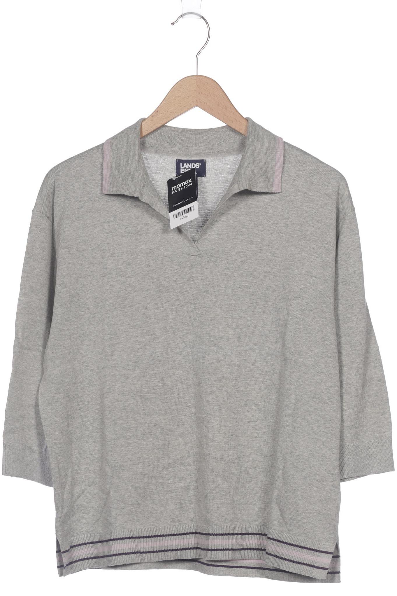 

Lands End Damen Pullover, grau, Gr. 38