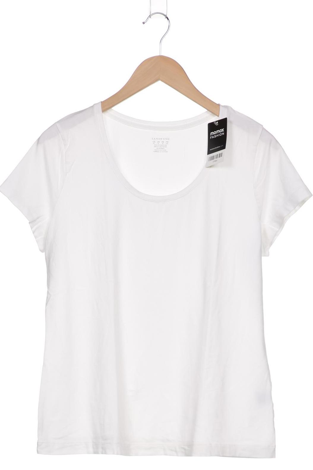 

Lands End Damen T-Shirt, cremeweiß, Gr. 44