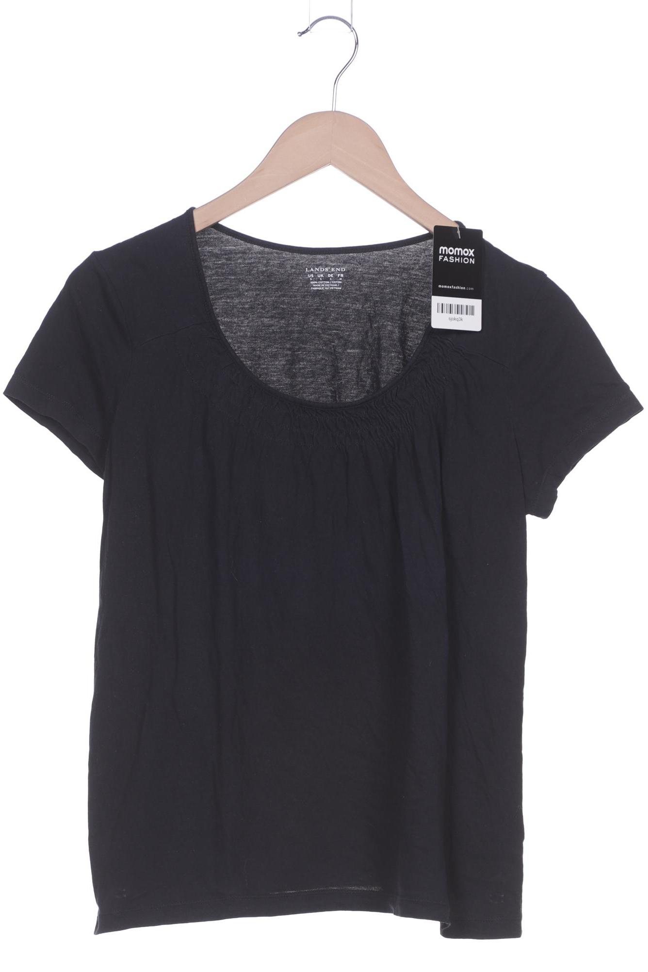 

Lands End Damen T-Shirt, schwarz, Gr. 36