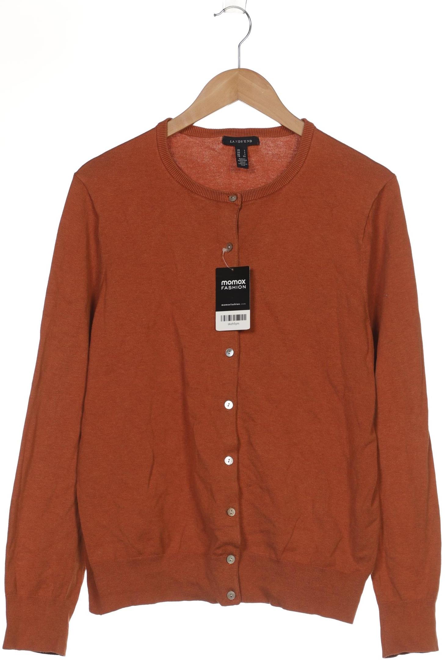 

Lands End Damen Strickjacke, orange, Gr. 42