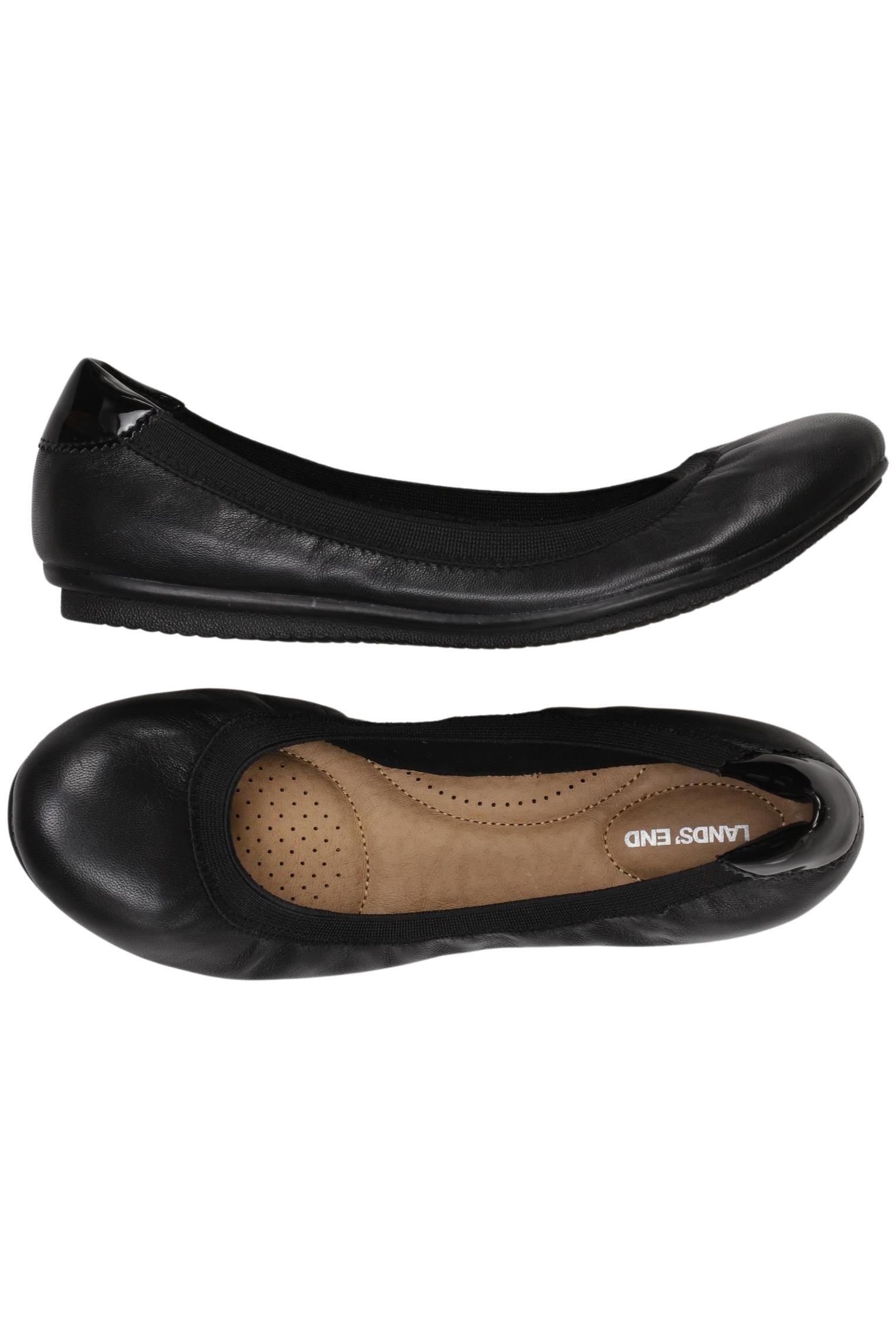 

Lands End Damen Ballerinas, schwarz, Gr. 37