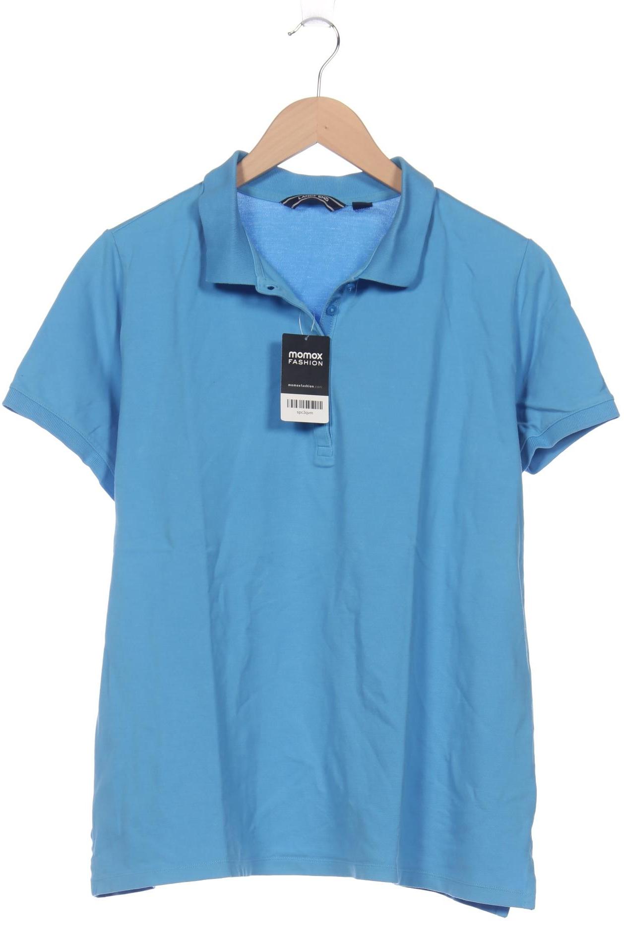 

Lands End Damen Poloshirt, blau, Gr. 50