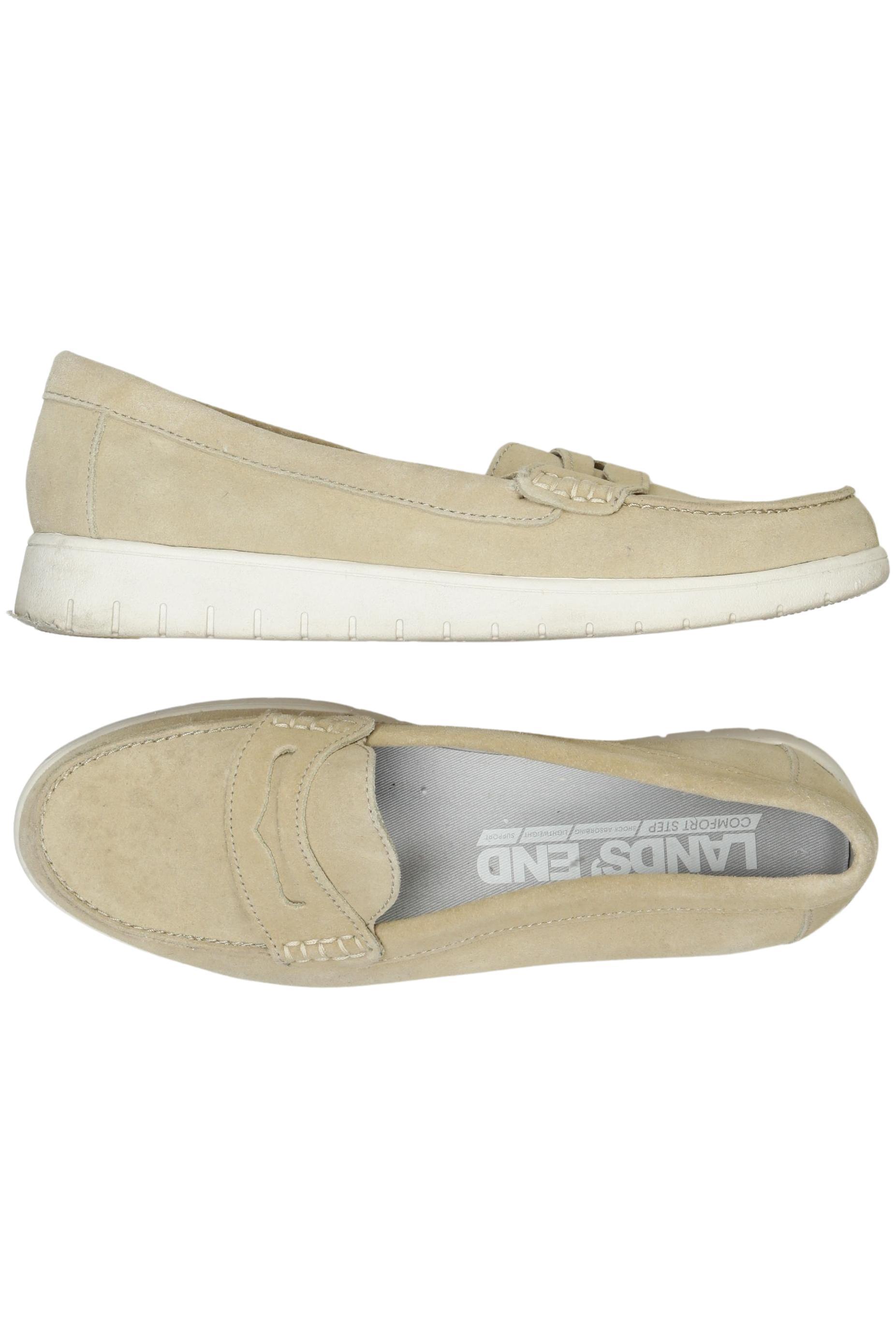 

Lands End Damen Halbschuh, beige, Gr. 37.5