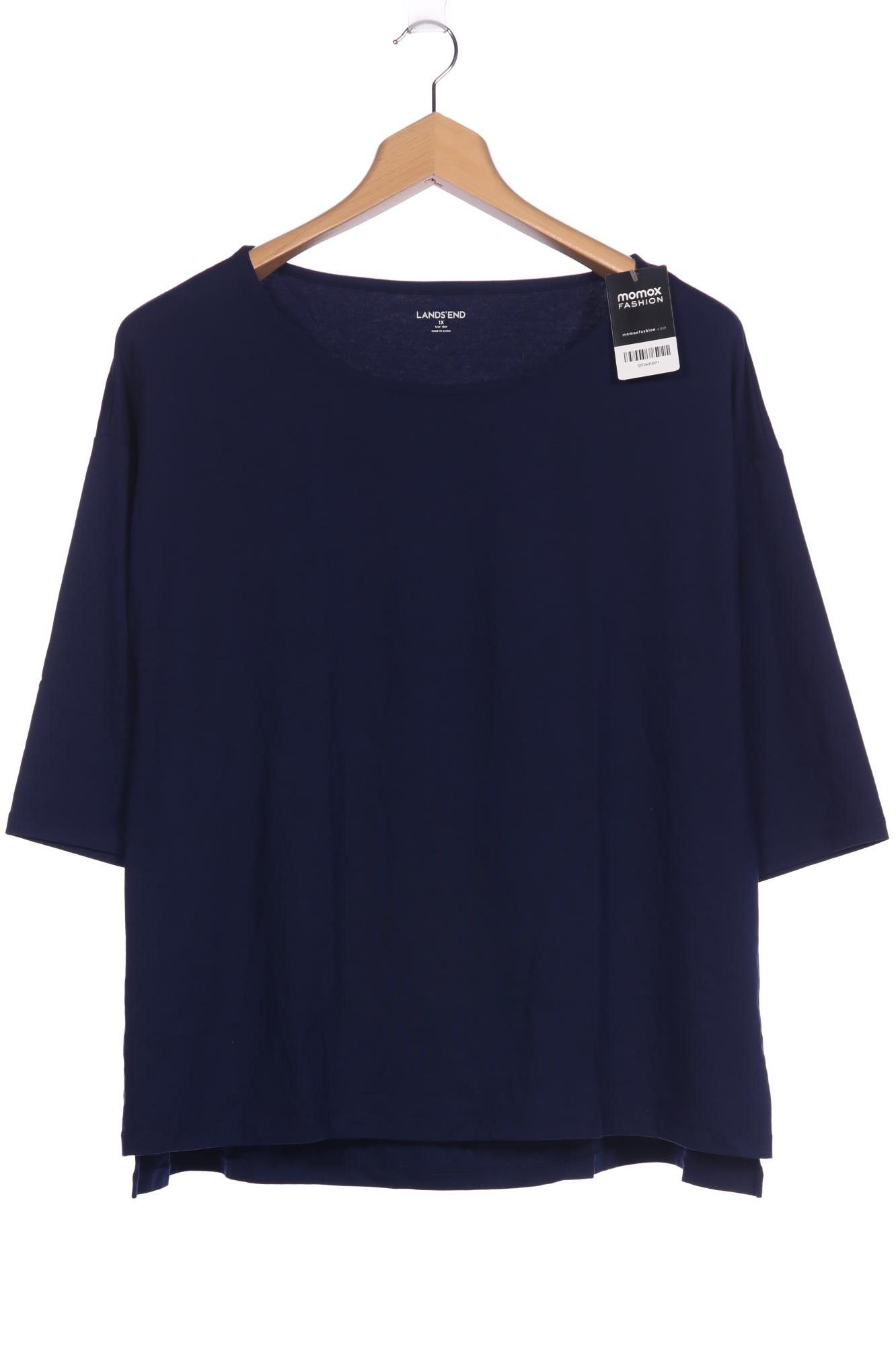 

Lands End Damen Langarmshirt, marineblau, Gr. 16