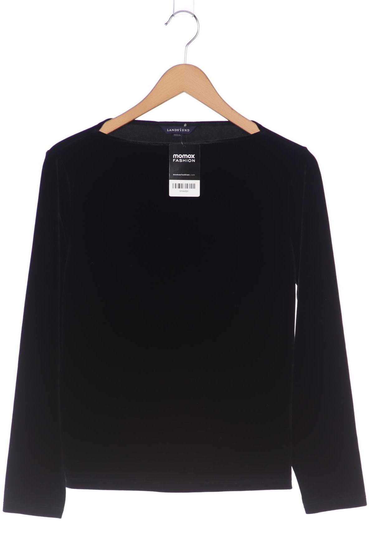 

Lands End Damen Langarmshirt, schwarz, Gr. 38