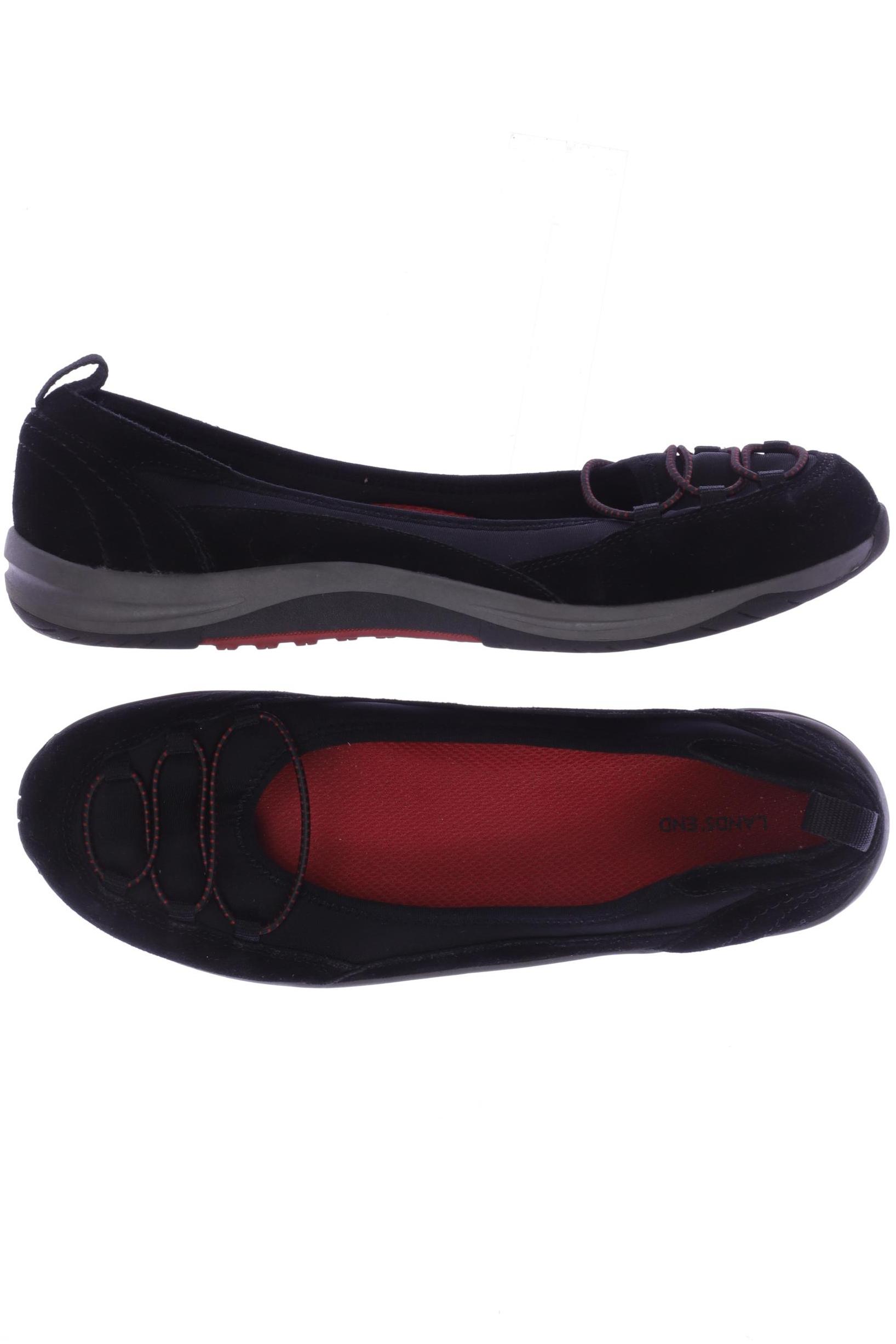 

Lands End Damen Ballerinas, schwarz, Gr. 40