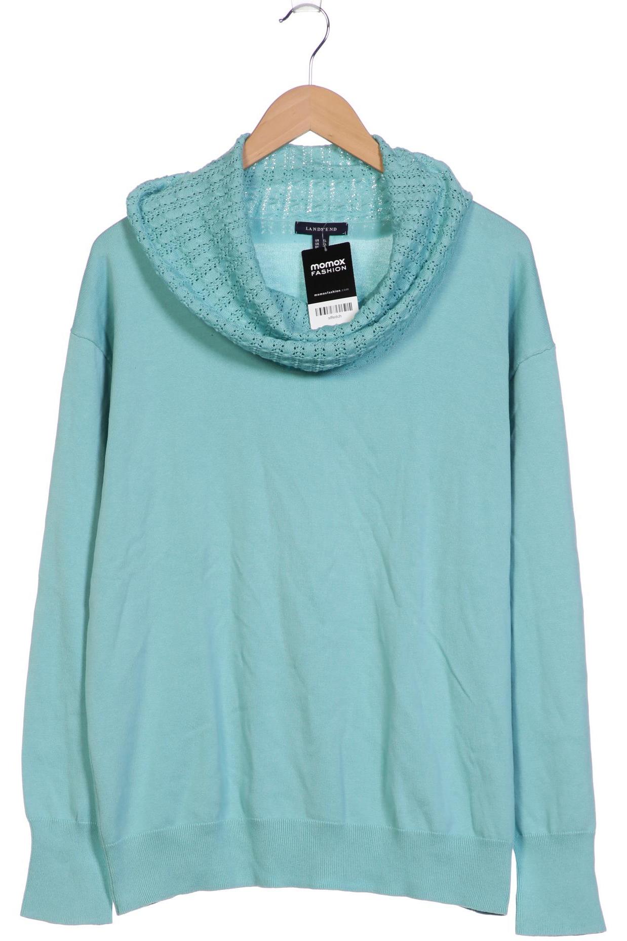 

Lands End Damen Pullover, blau, Gr. 44