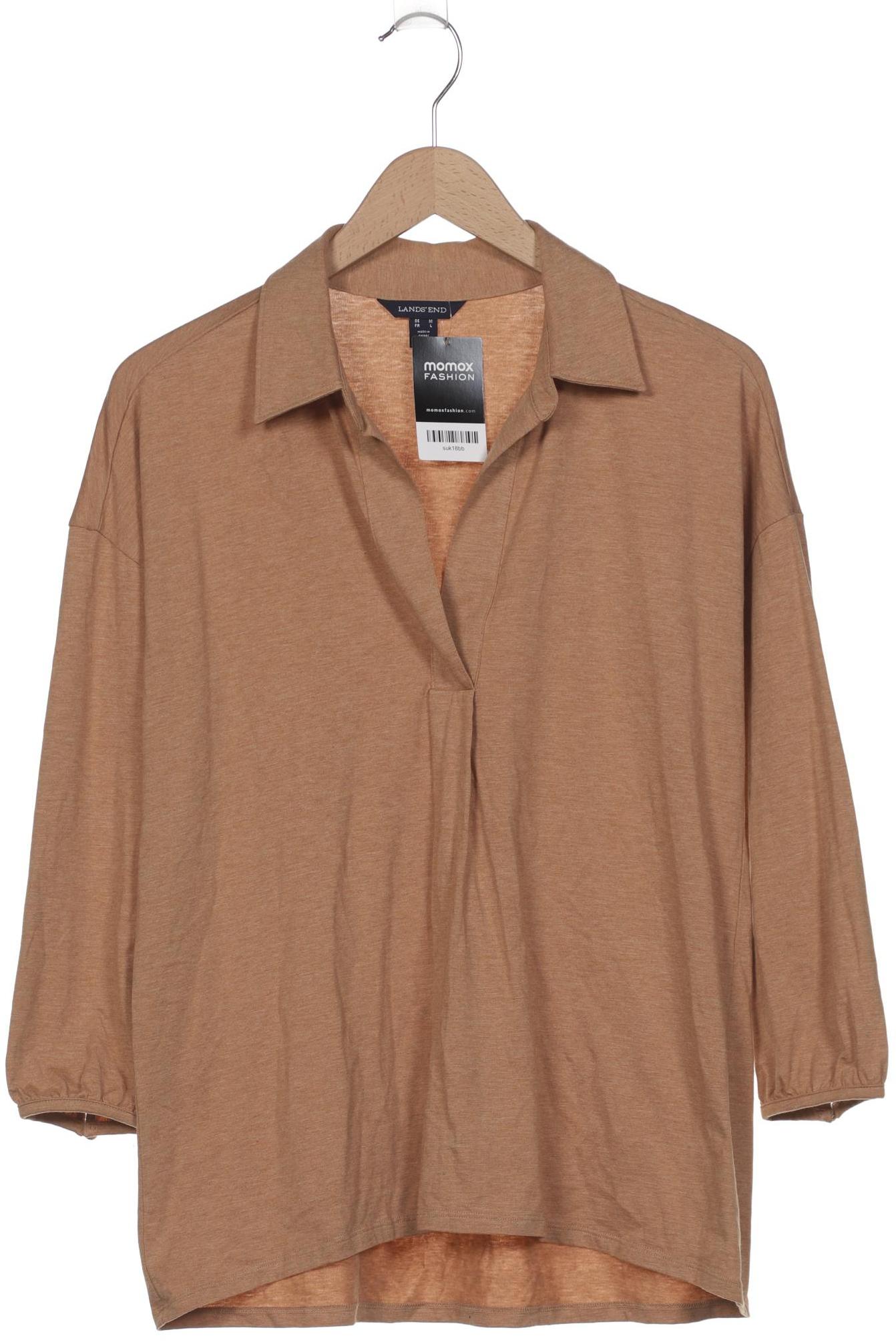 

Lands End Damen Langarmshirt, beige, Gr. 38