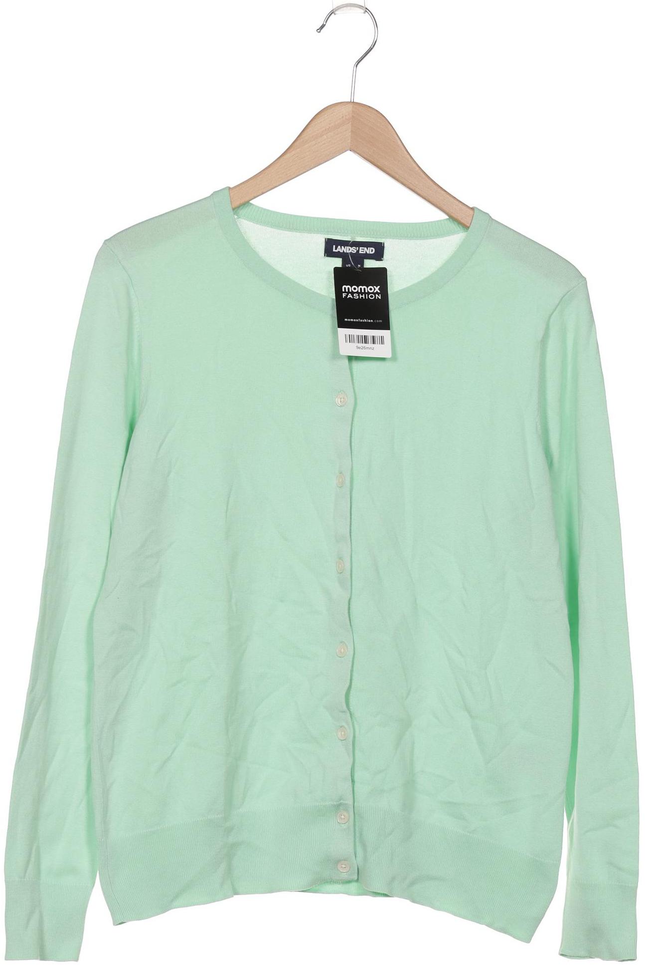 

Lands End Damen Strickjacke, grün, Gr. 38