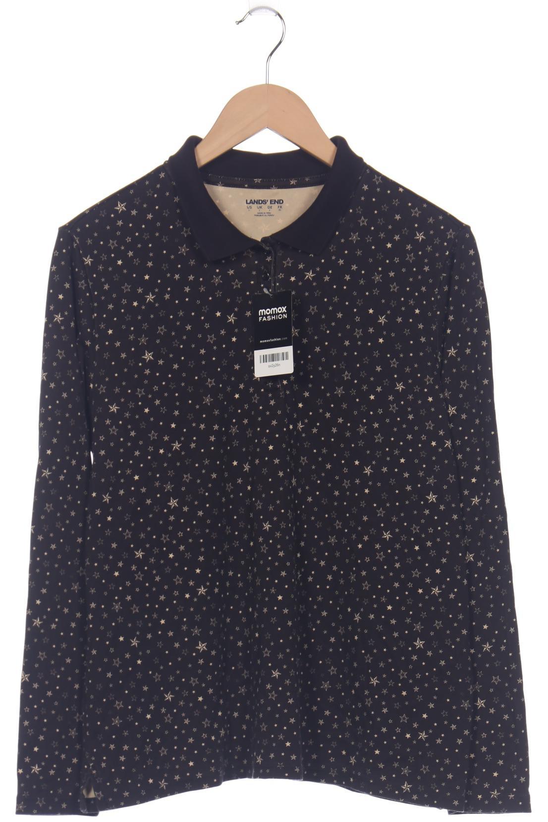 

Lands End Damen Langarmshirt, schwarz, Gr. 42
