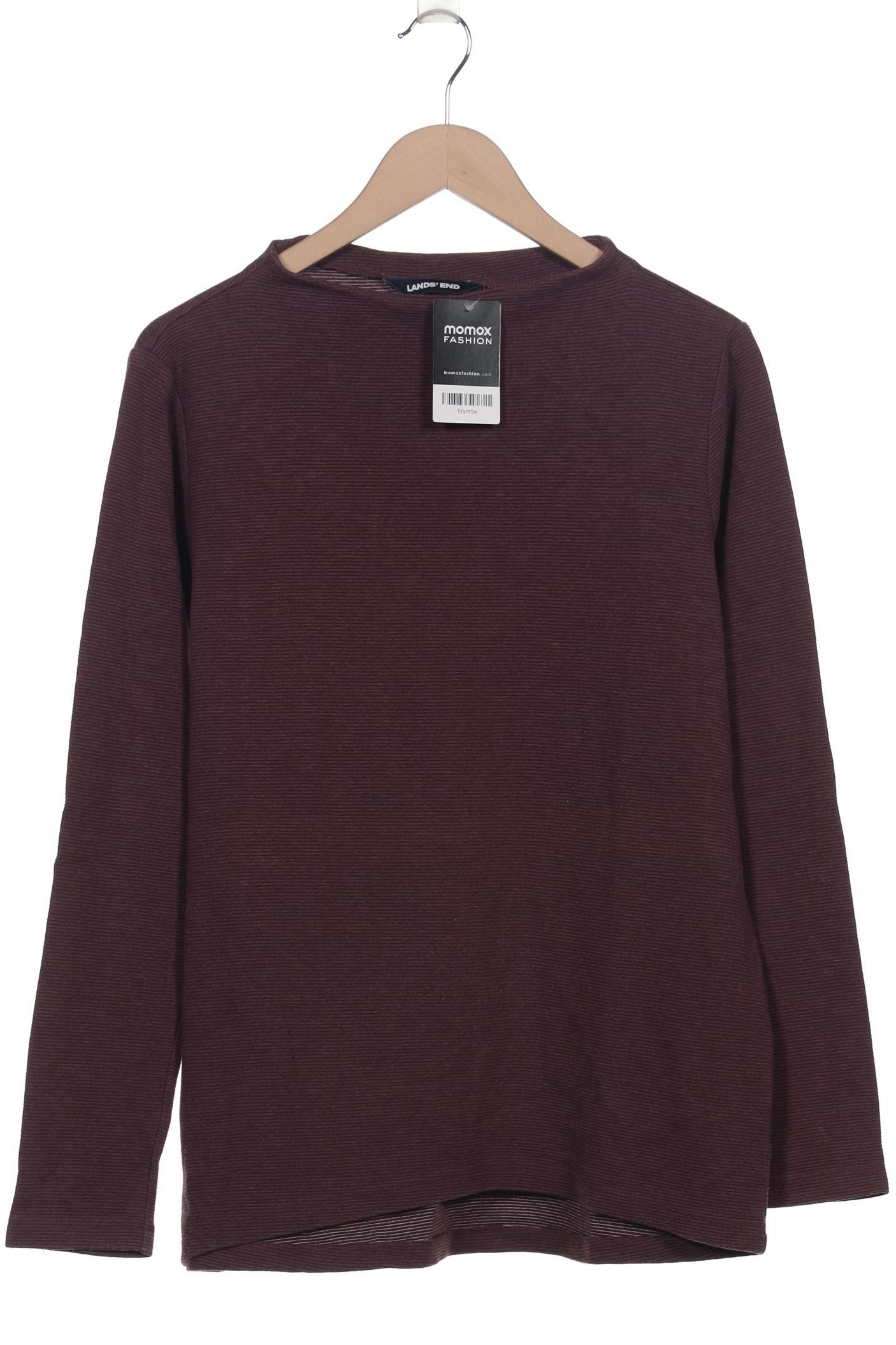 

Lands End Damen Langarmshirt, bordeaux, Gr. 38
