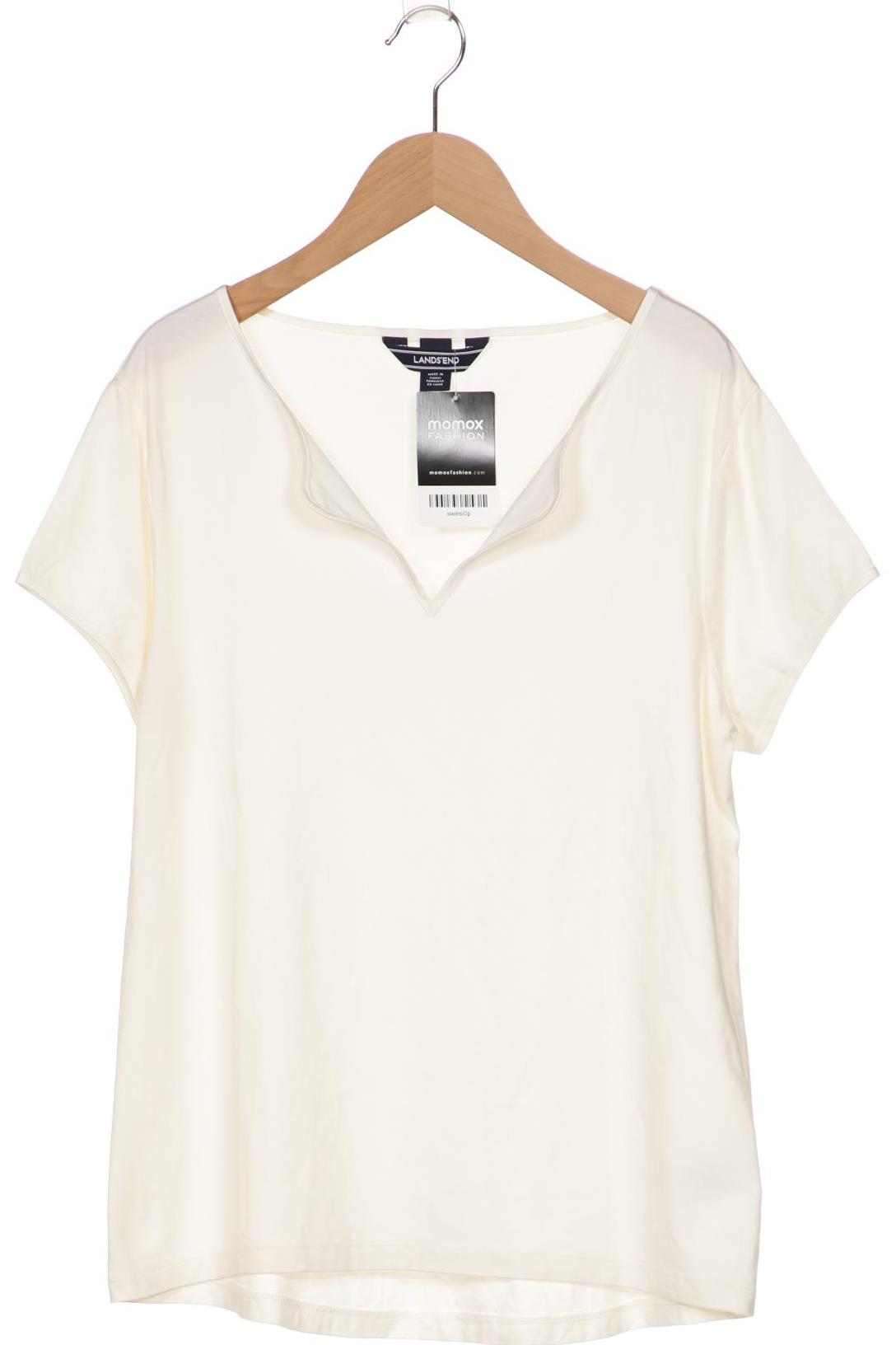 

Lands´End Damen T-Shirt, cremeweiß