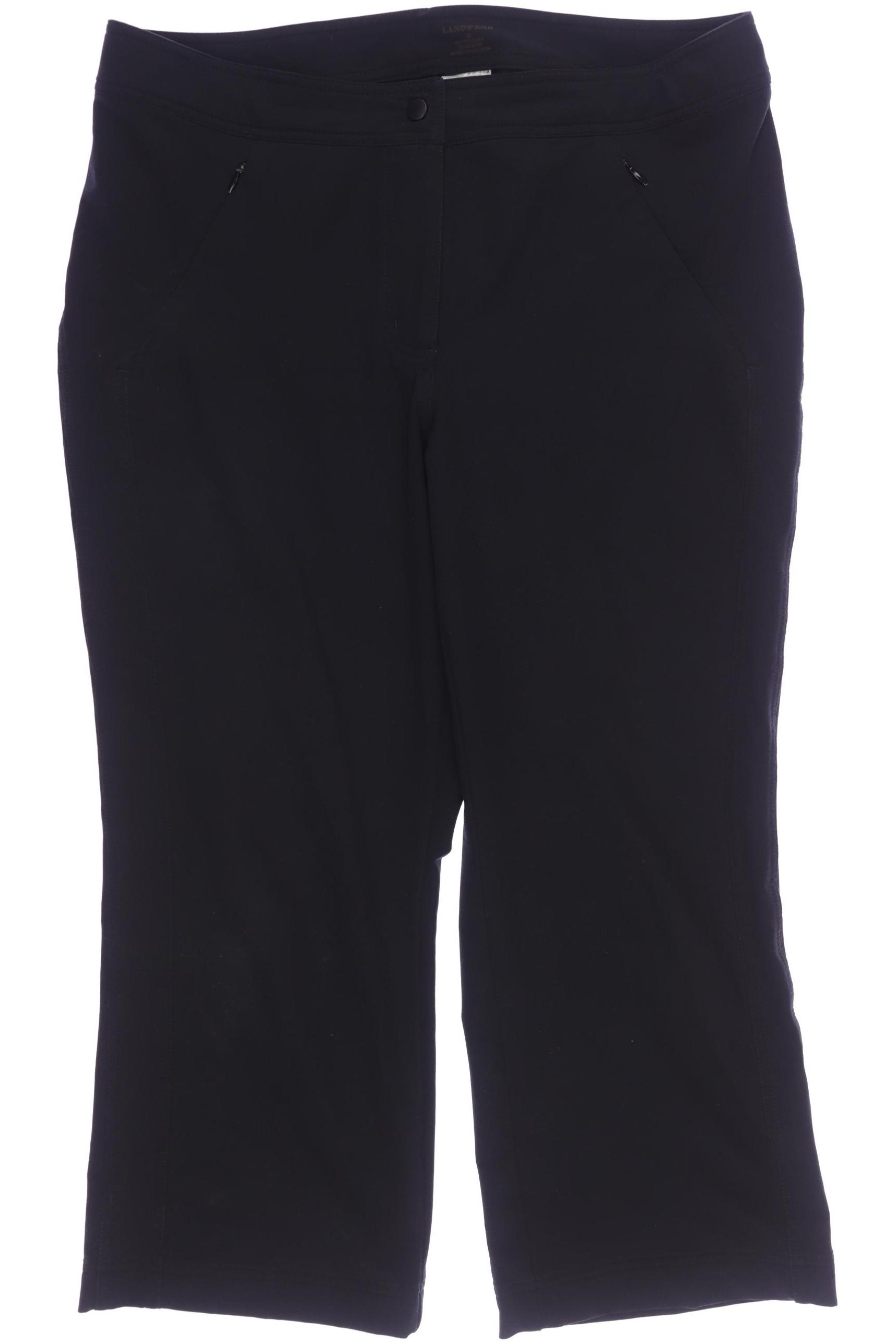 

Lands End Damen Stoffhose, schwarz, Gr. 12