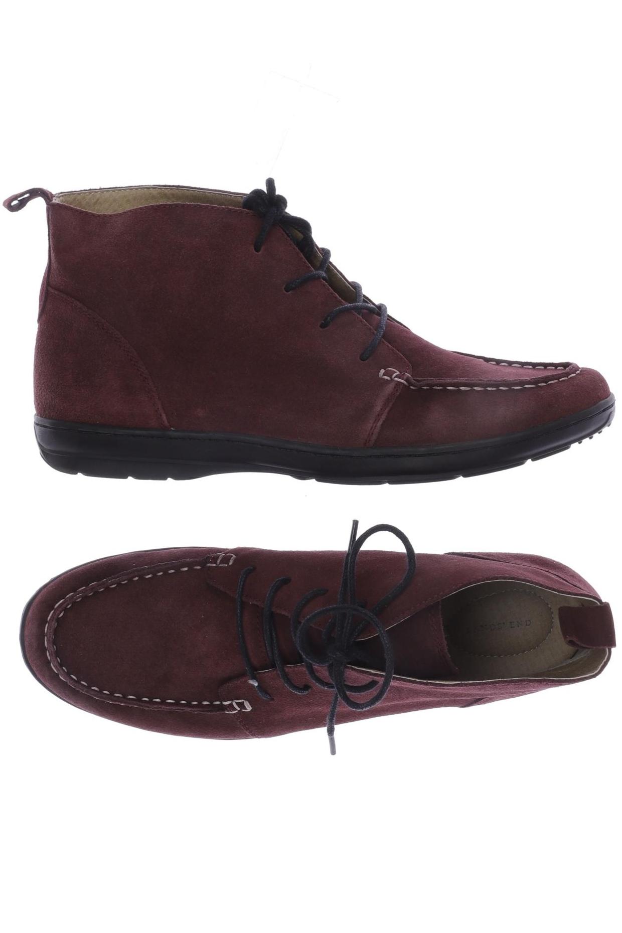 

Lands End Damen Stiefelette, bordeaux, Gr. 42.5