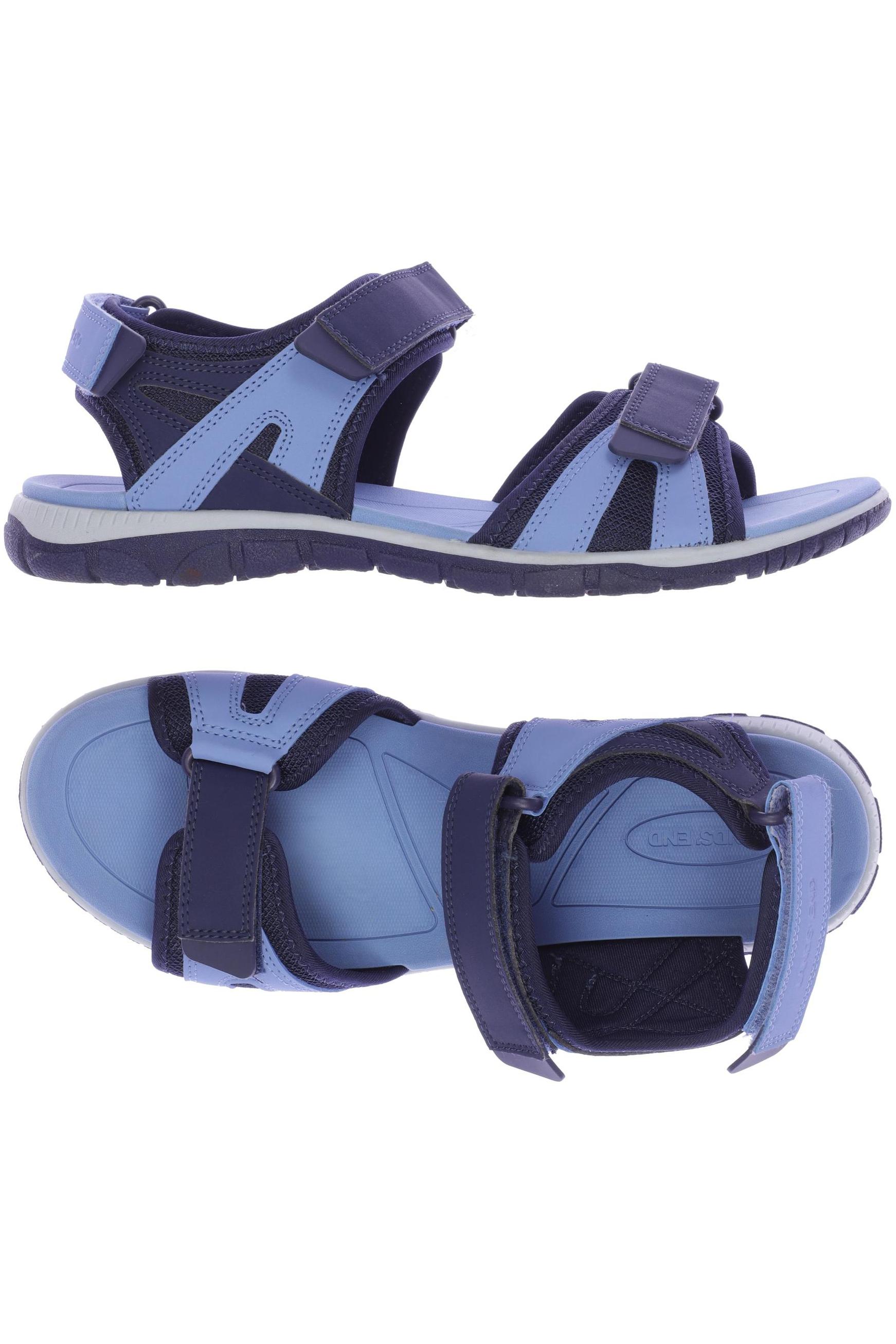 

Lands End Damen Sandale, blau, Gr. 42.5