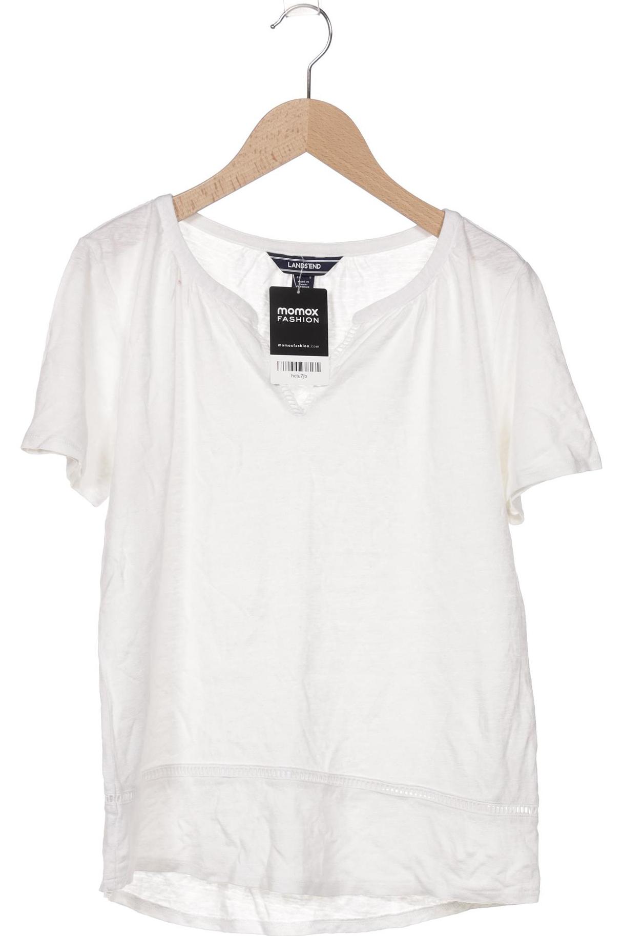 

Lands End Damen T-Shirt, weiß, Gr. 34