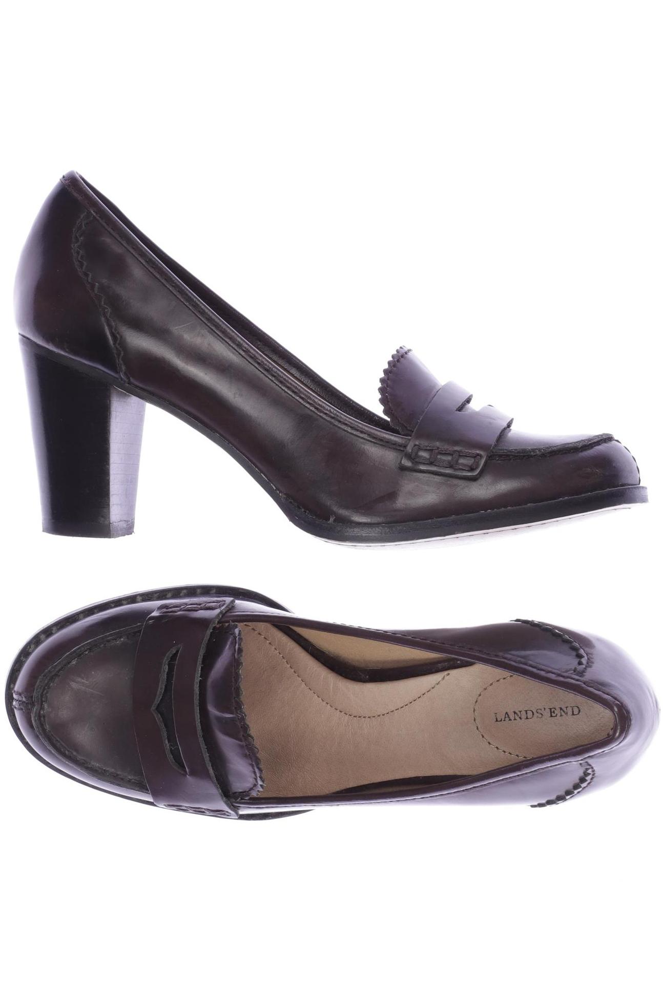 

Lands End Damen Pumps, bordeaux, Gr. 37