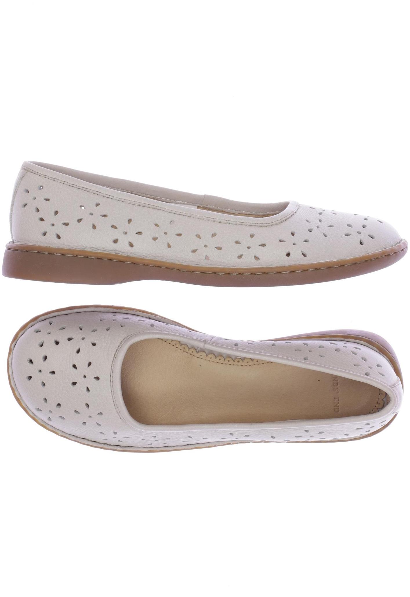 

Lands End Damen Ballerinas, grau, Gr. 7.5