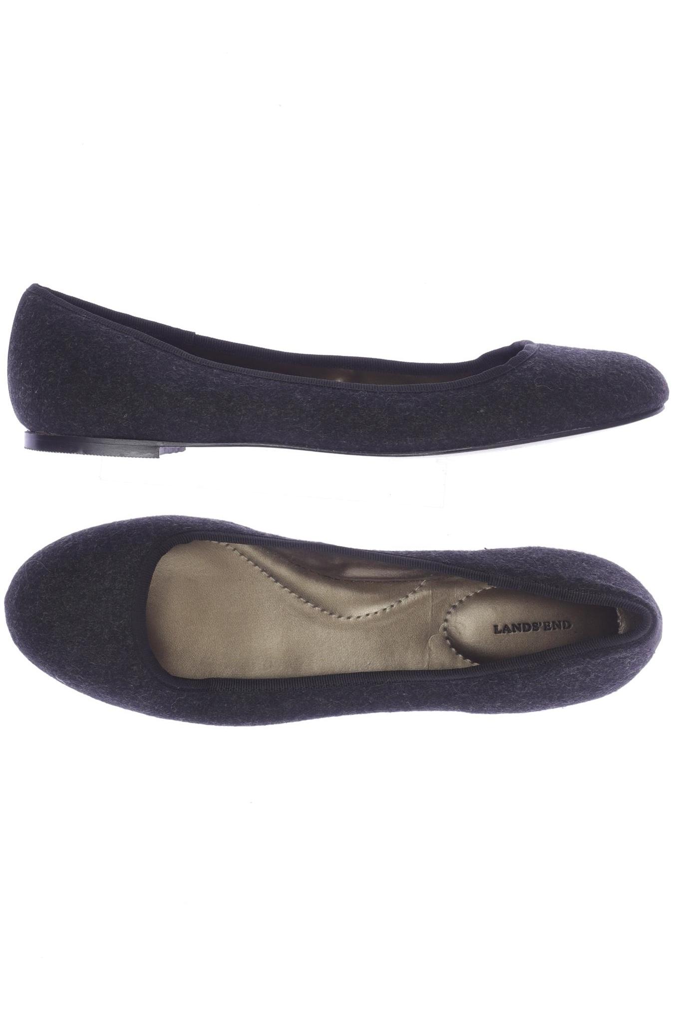 

Lands End Damen Ballerinas, grau, Gr. 40