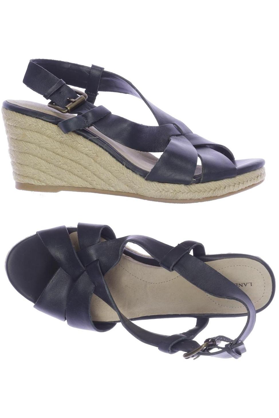 

Lands End Damen Sandale, marineblau, Gr. 37