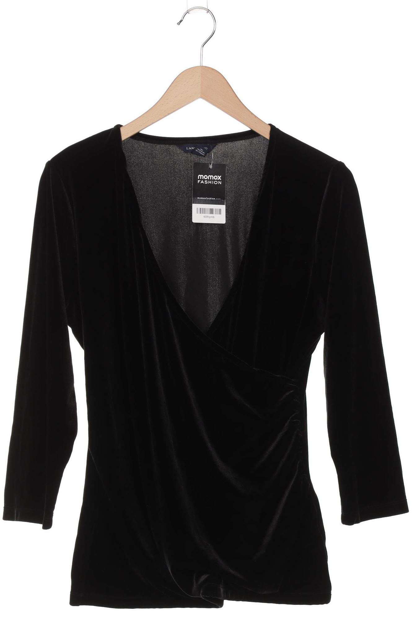 

Lands End Damen Langarmshirt, schwarz, Gr. 44