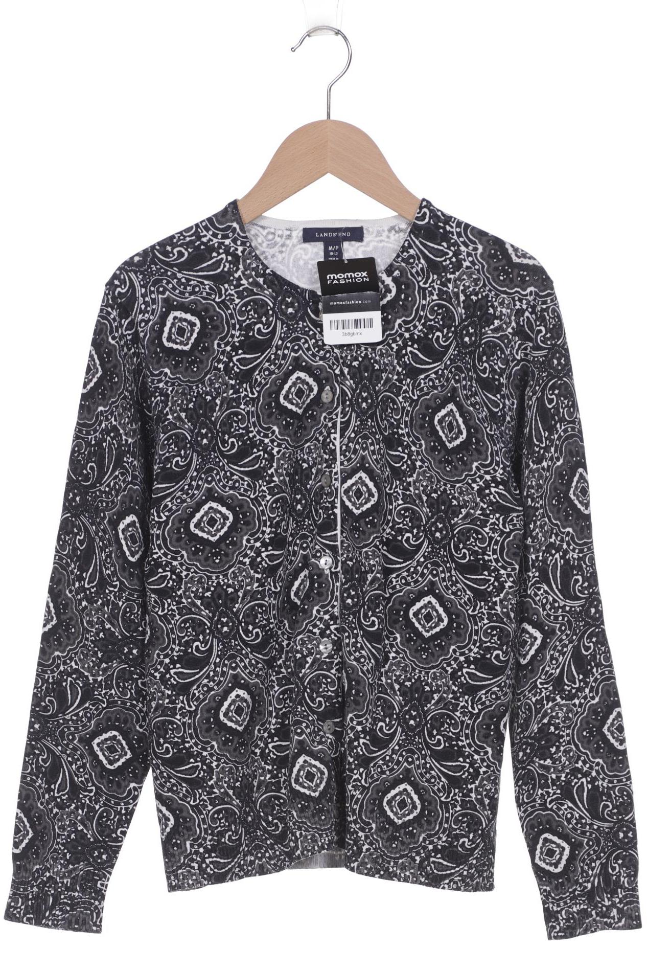 

Lands End Damen Strickjacke, grau, Gr. 38