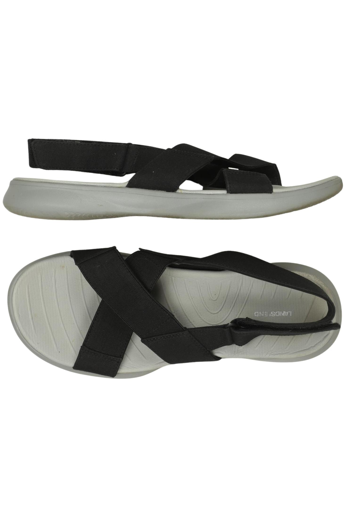 

Lands End Damen Sandale, schwarz, Gr. 11