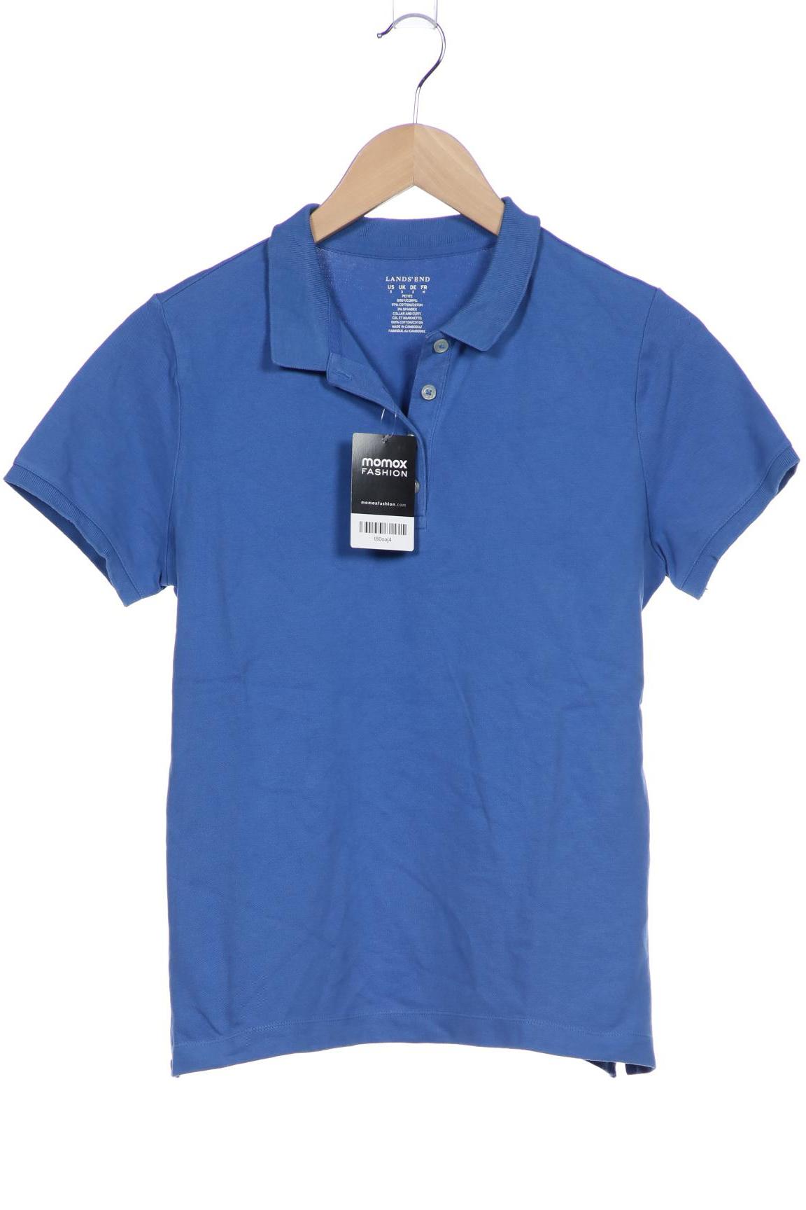 

Lands End Damen Poloshirt, blau, Gr. 36