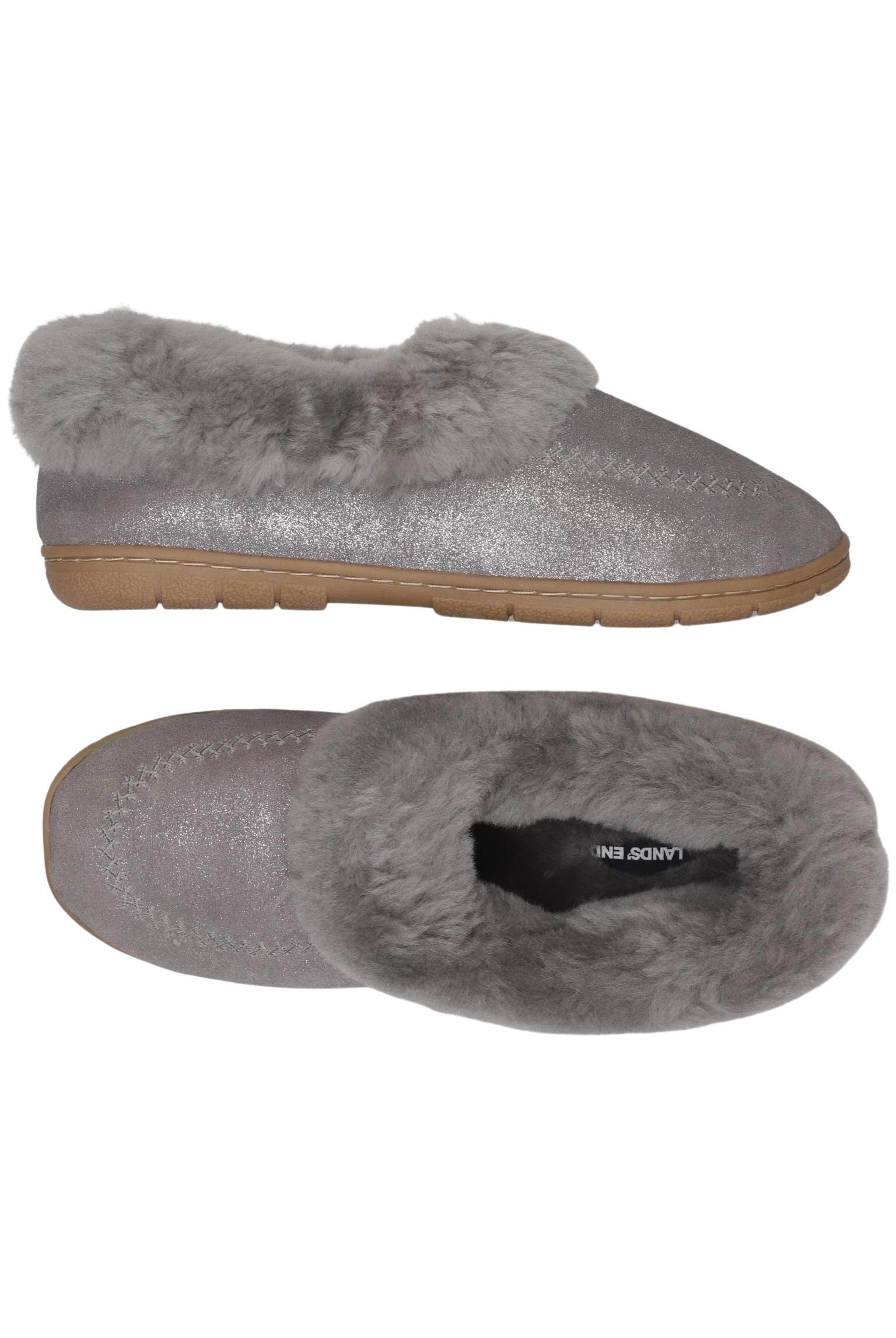 

Lands End Damen Halbschuh, silber, Gr. 9